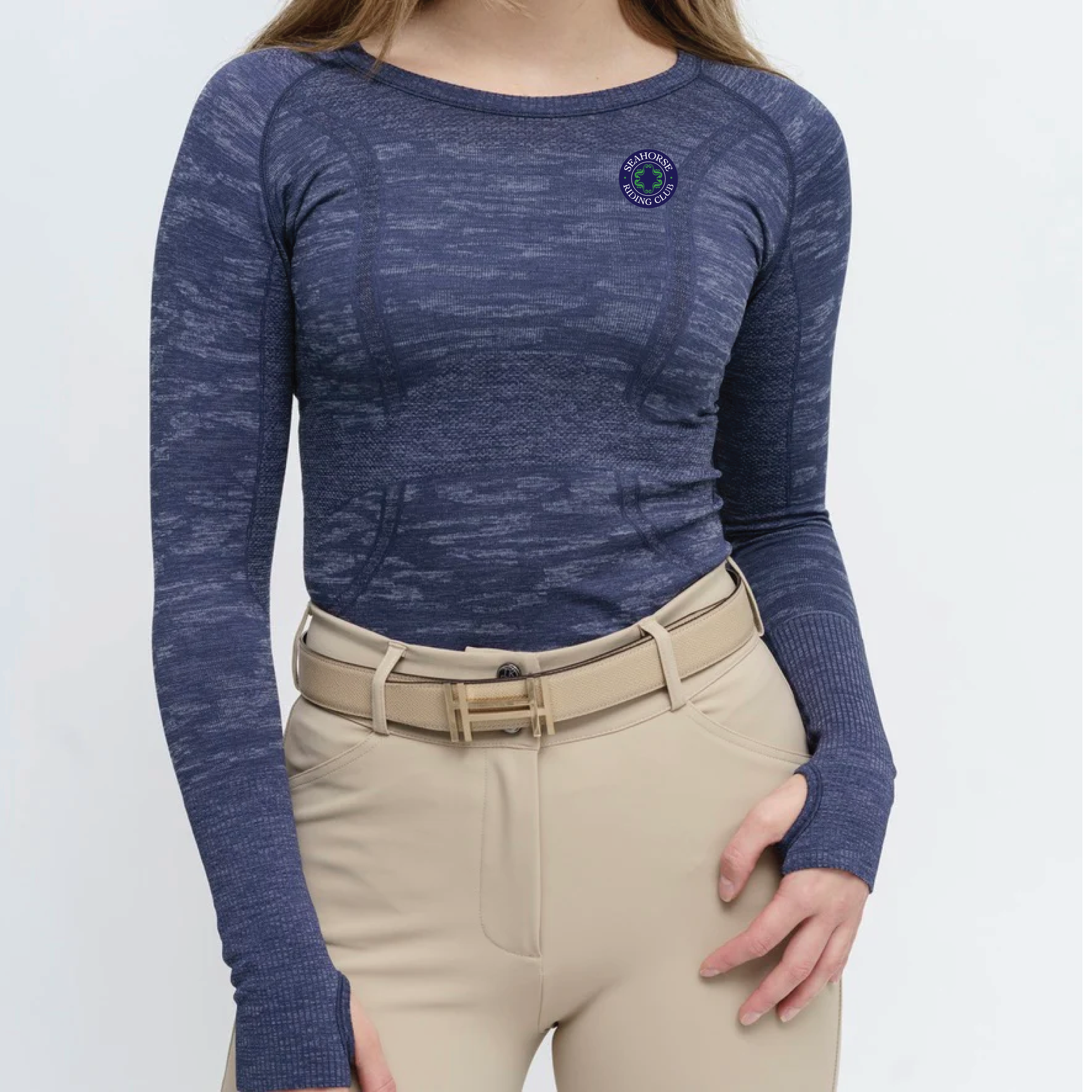 Seahorse Riding Club Women's TKEQ 'Kennedy' Seamless Long Sleeve Shirt