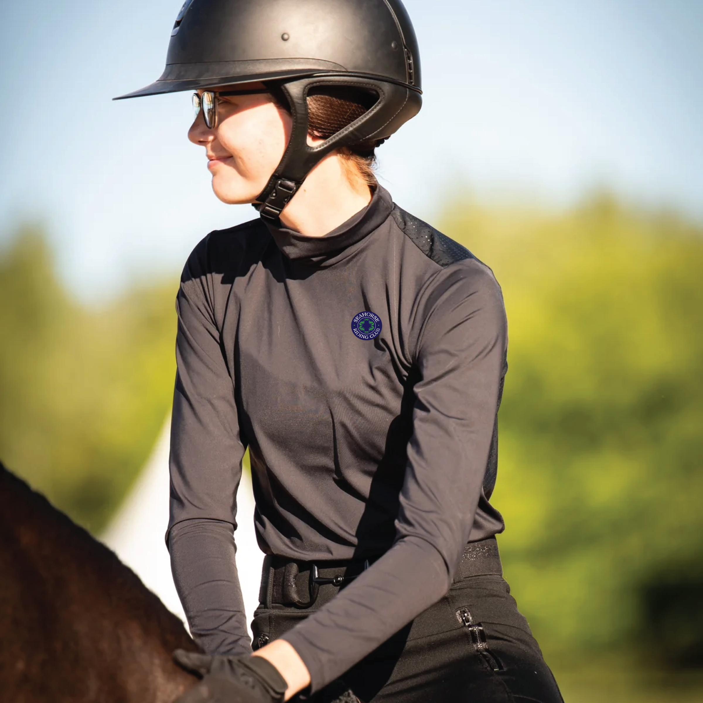 Seahorse Riding Club Women's Euphoric Equestrian Otto Turtleneck