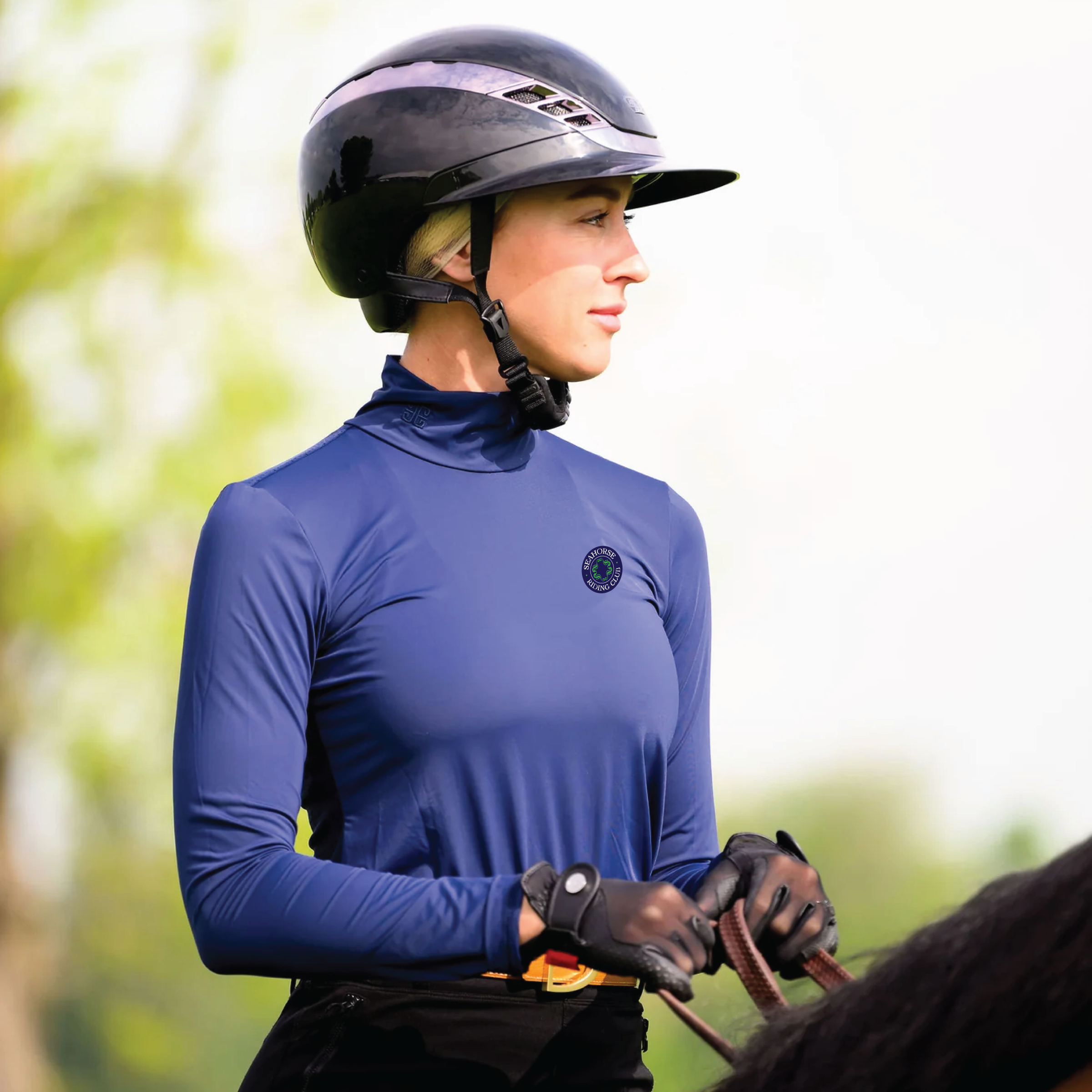 Seahorse Riding Club Women's Euphoric Equestrian Otto Turtleneck