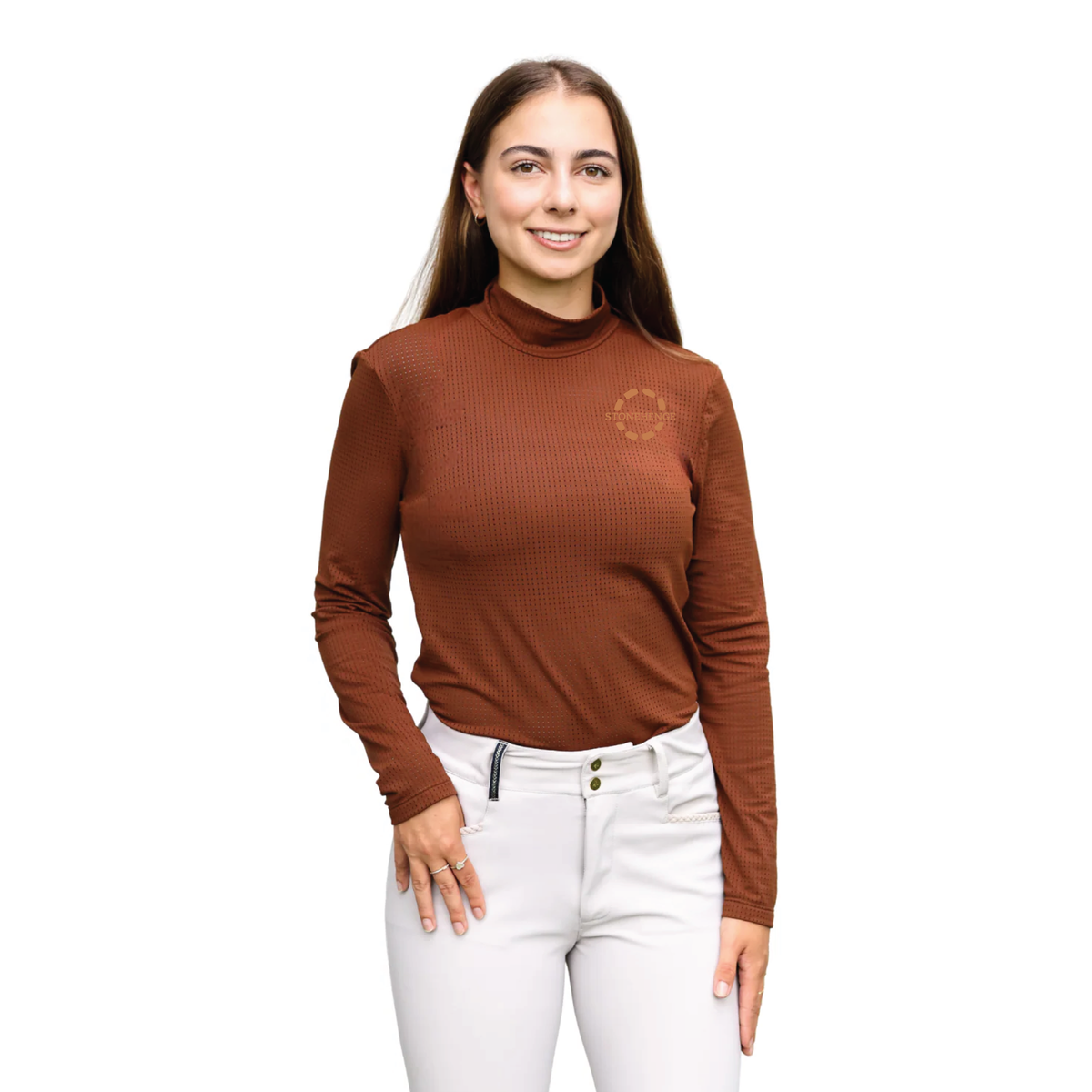 Stonehenge Stables Women's Equisite Alesia Shirt with Tonal logos