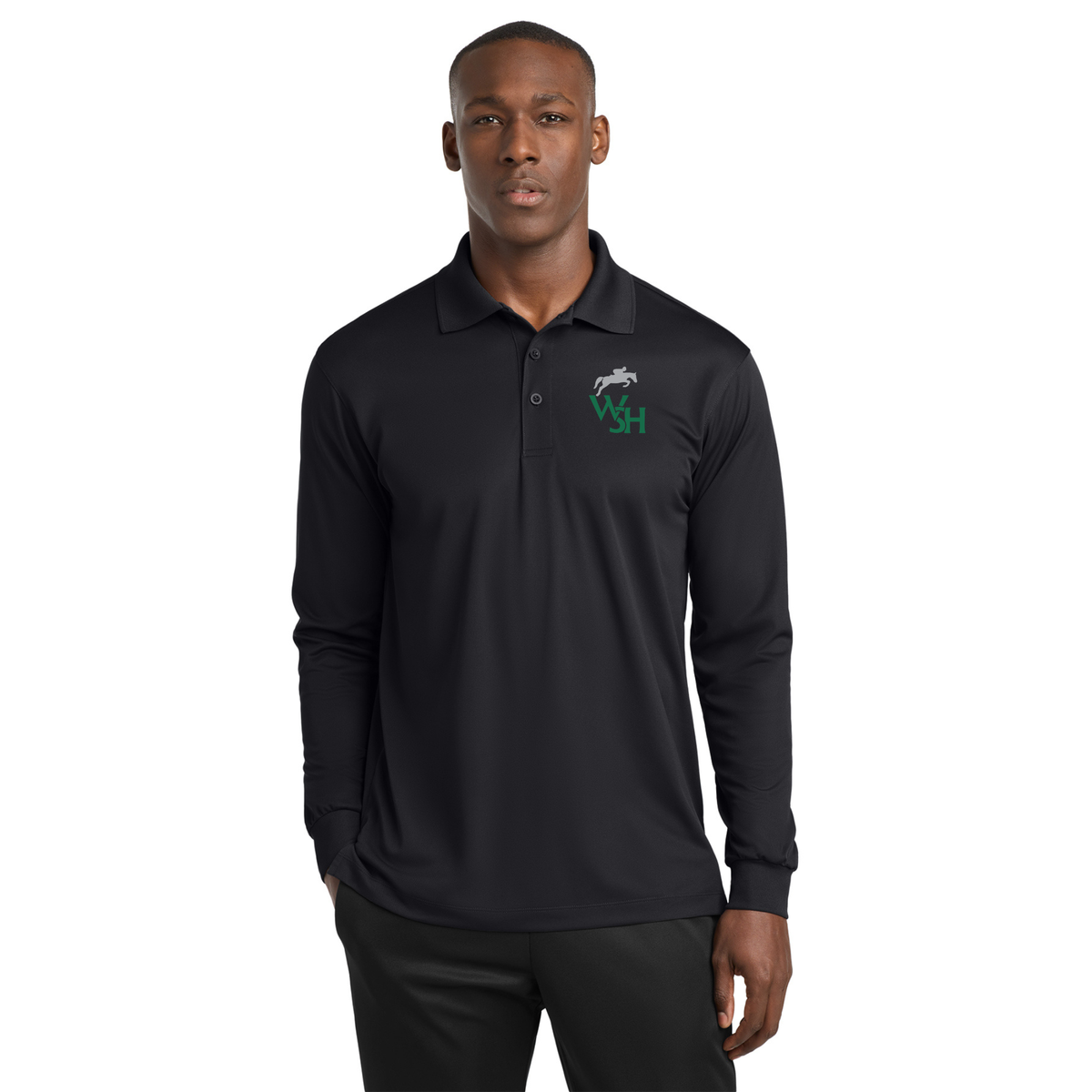 Willamette Sport Horses Sport-Tek Long Sleeve Micropique Sport-Wick Polo