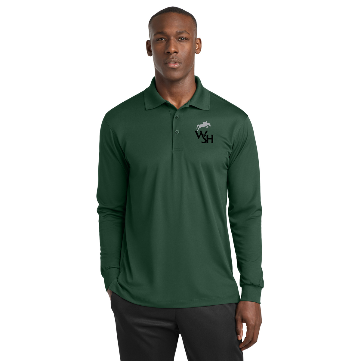 Willamette Sport Horses Sport-Tek Long Sleeve Micropique Sport-Wick Polo