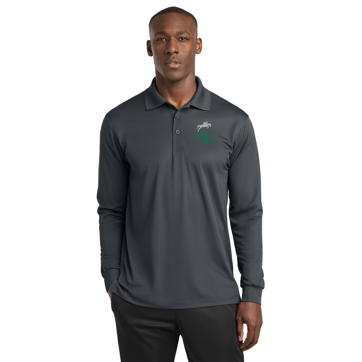 Willamette Sport Horses Sport-Tek Long Sleeve Micropique Sport-Wick Polo