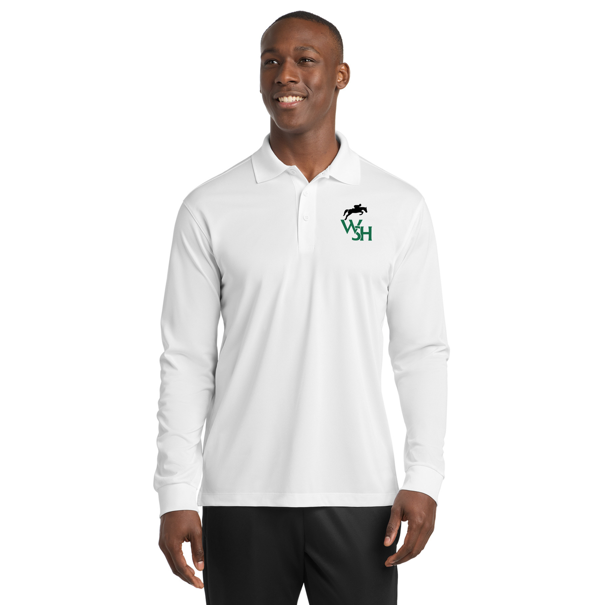 Willamette Sport Horses Sport-Tek Long Sleeve Micropique Sport-Wick Polo
