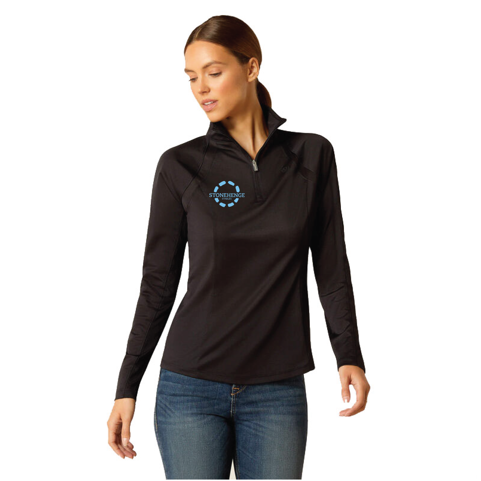 Stonehenge Stables Women's Ariat Sunstopper 1/4 Zip Baselayer