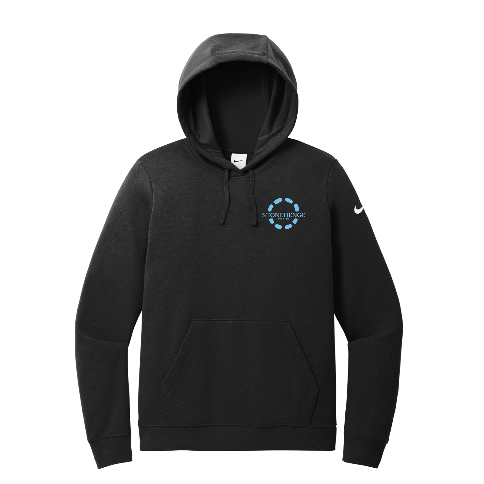 Stonehenge Stables Women's Nike Club Fleece Sleeve Swoosh Pullover Hooded Sweatshirt