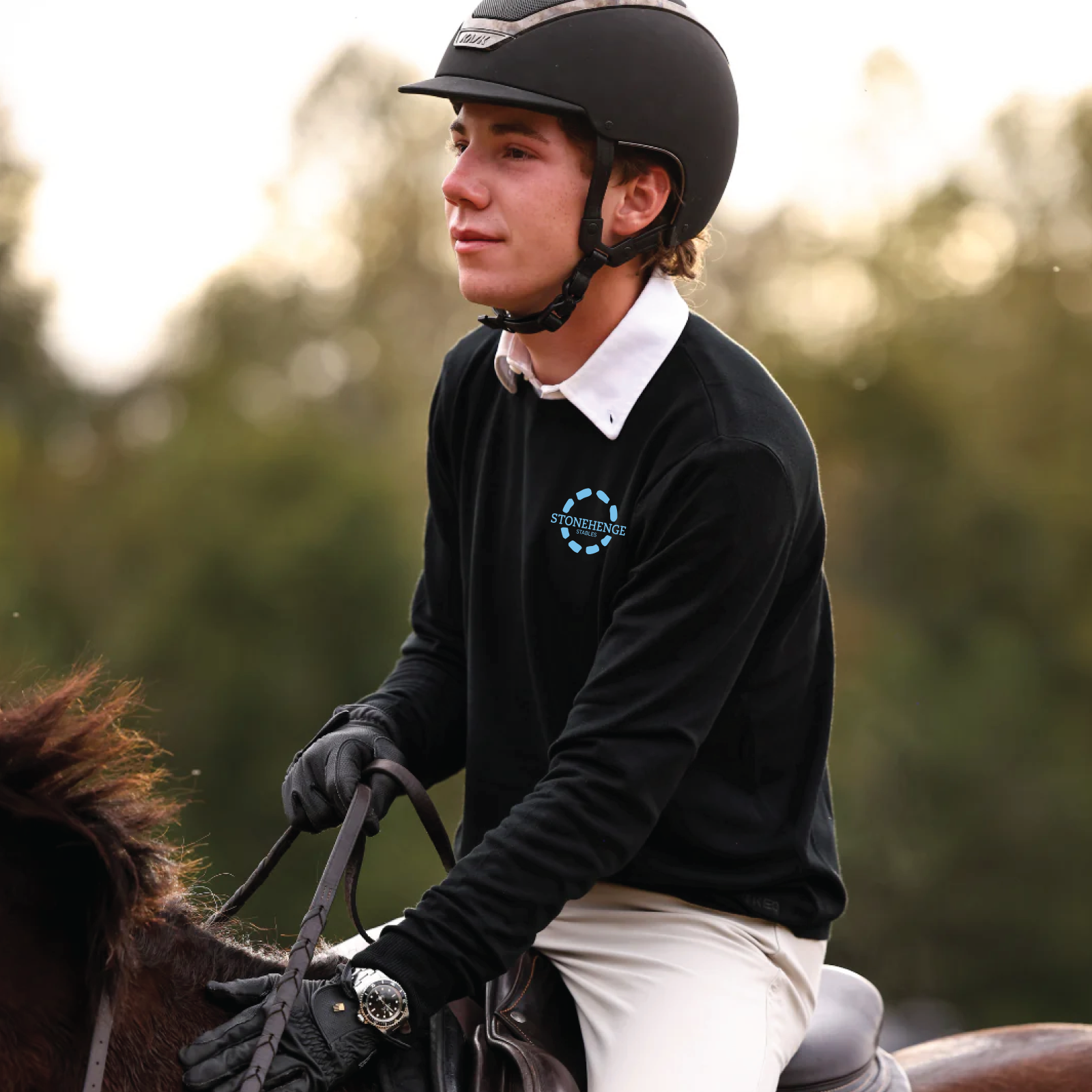 Stonehenge Stables Men's TKEQ Essential Boyfriend Sweater