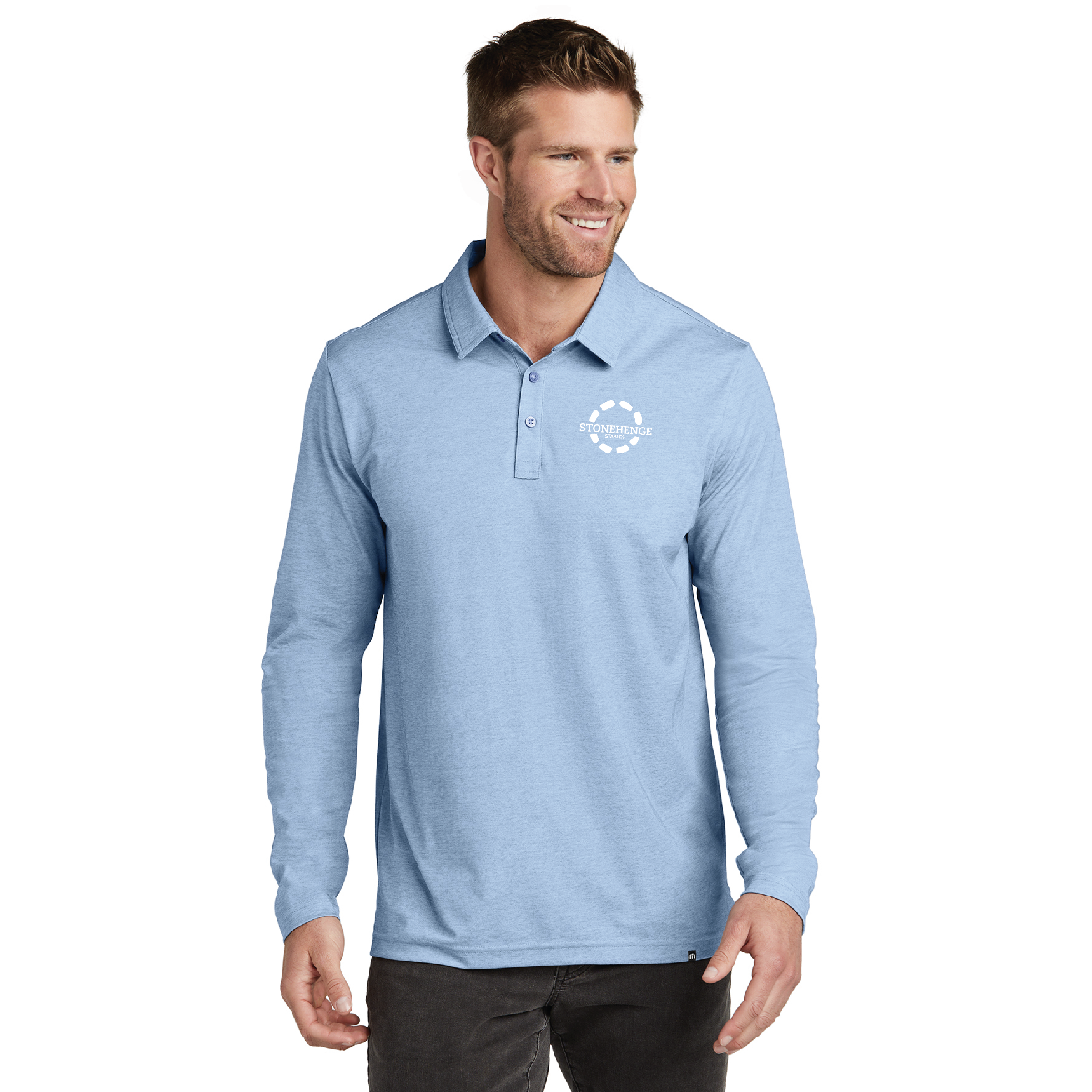 Stonehenge Stables TravisMathew Oceanside Long Sleeve Polo