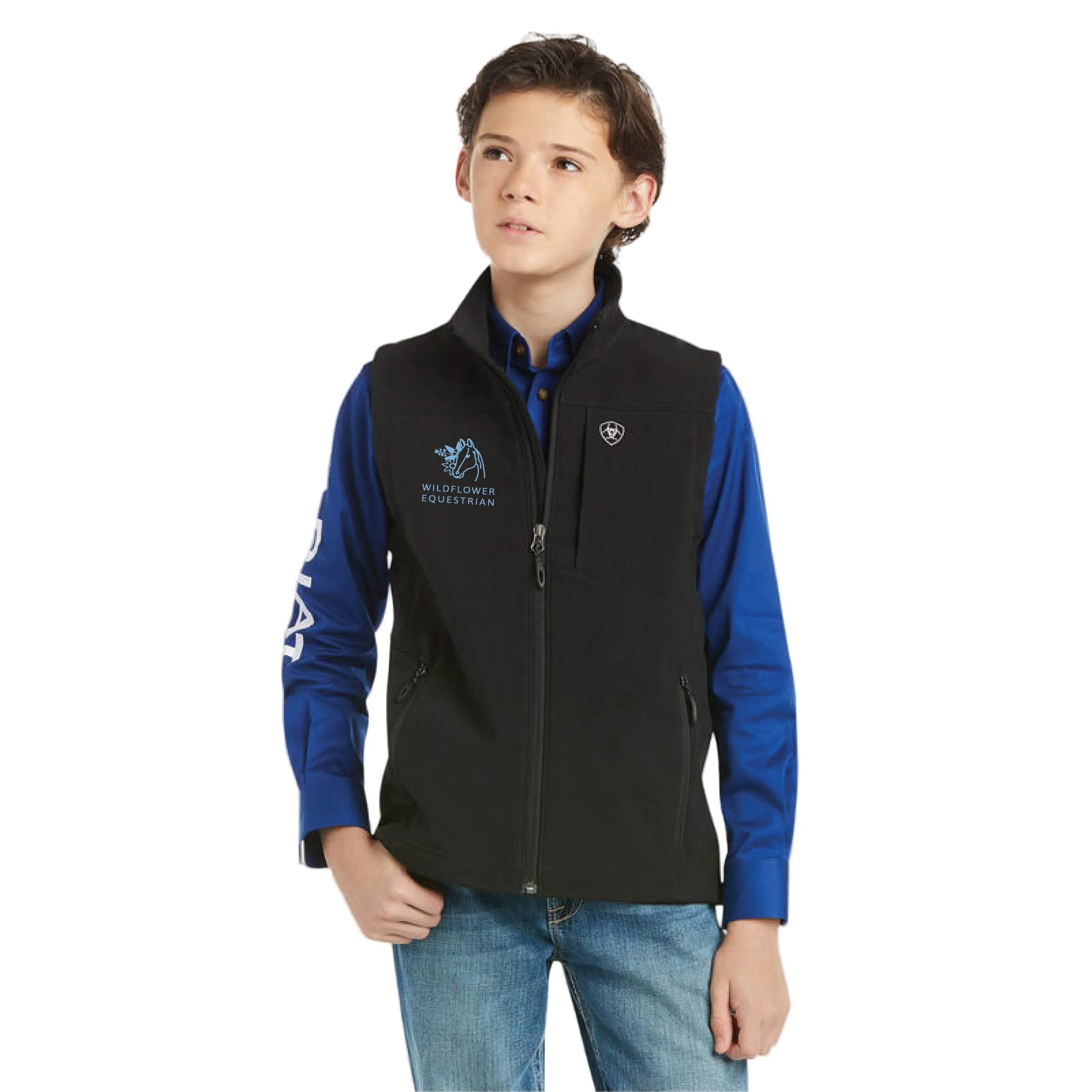 Wildflower Equestrian Youth Ariat Vernon Softshell Vest