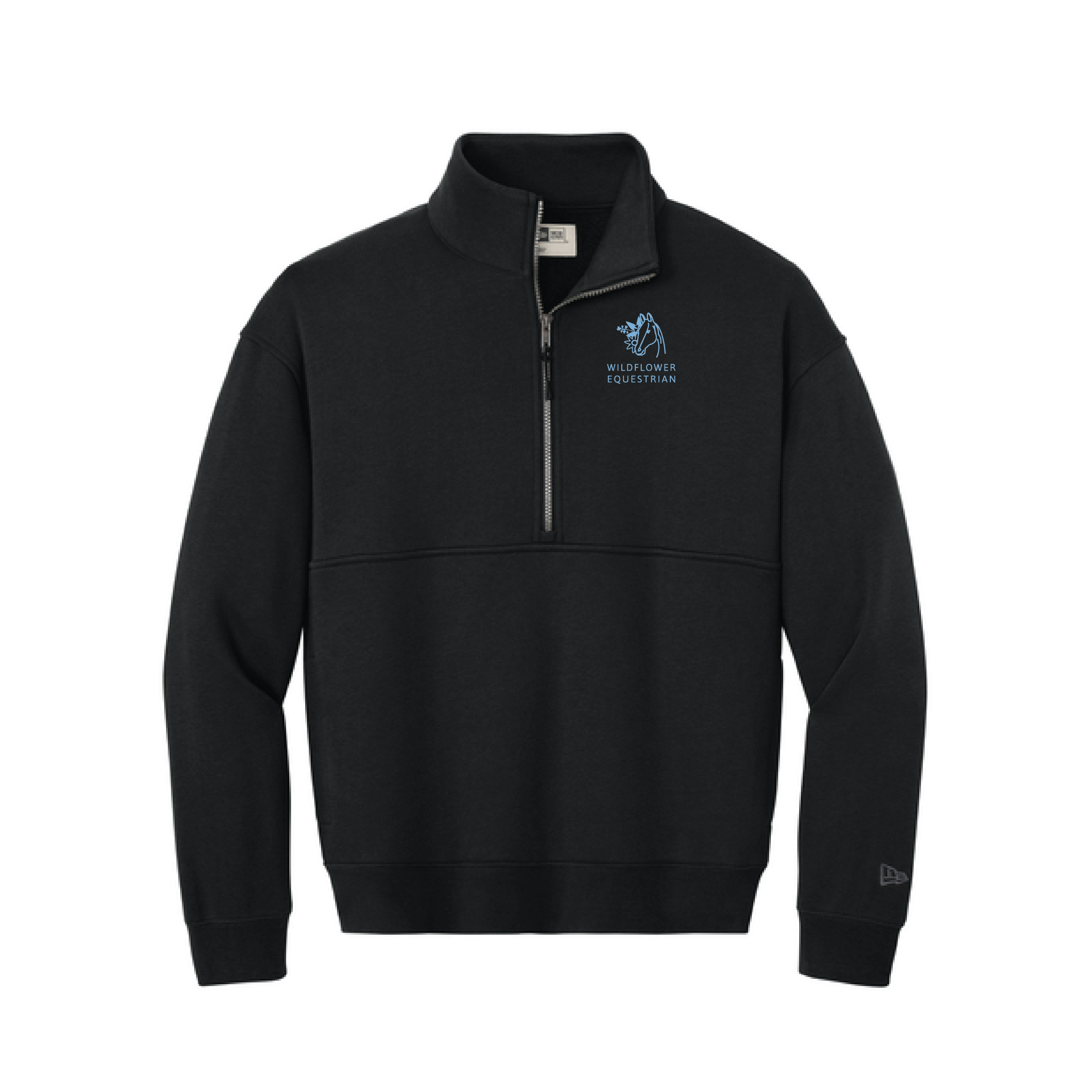Wildflower Equestrian Men's New Era Heritage Fleece 1/2-Zip
