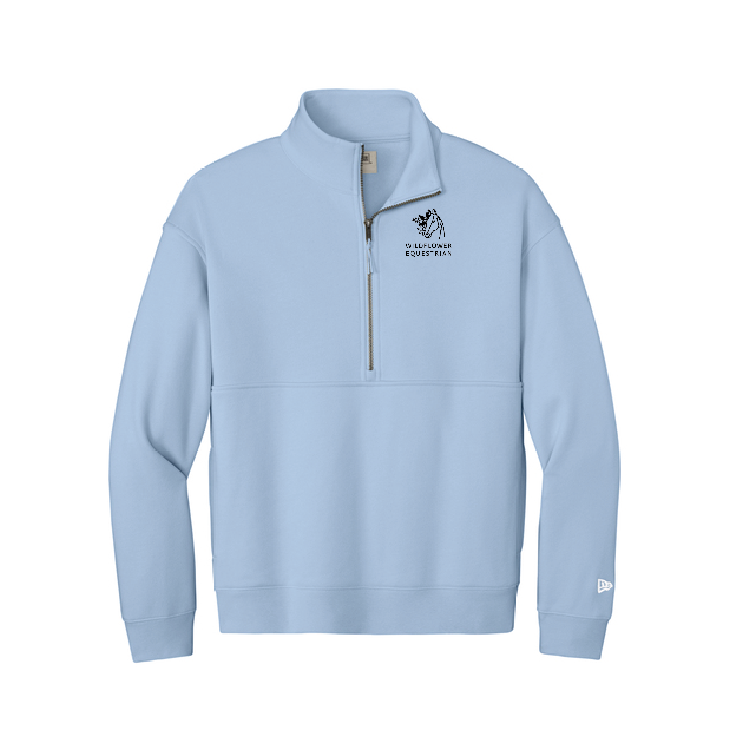 Wildflower Equestrian Men's New Era Heritage Fleece 1/2-Zip
