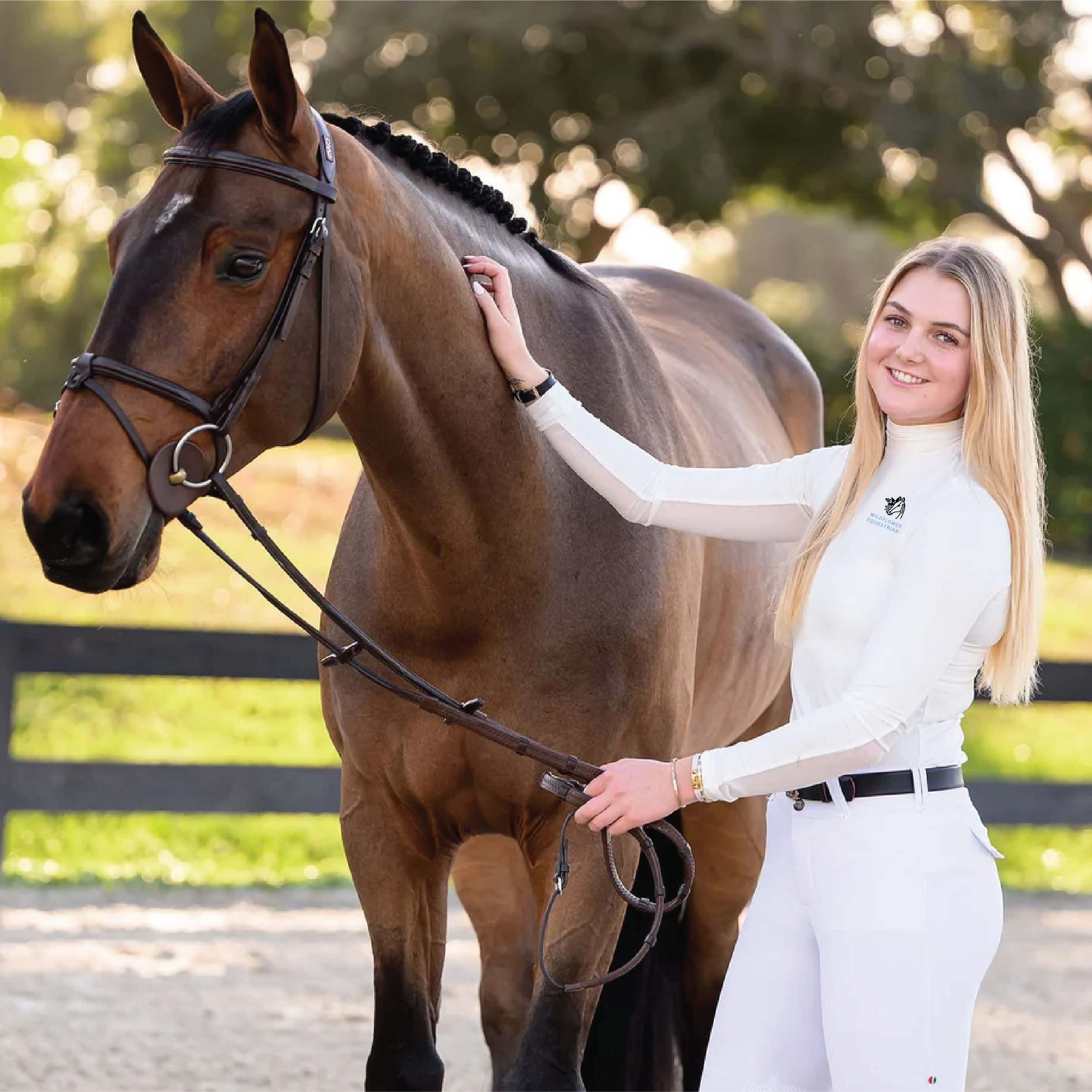 Wildflower Equestrian Women's Euphoric Equestrian Aspen Turtleneck