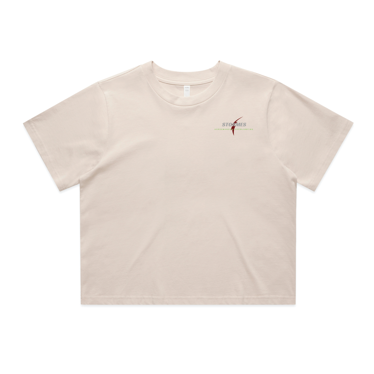 Stormes Showjumping Women's AS Colour Classic Crop Tee