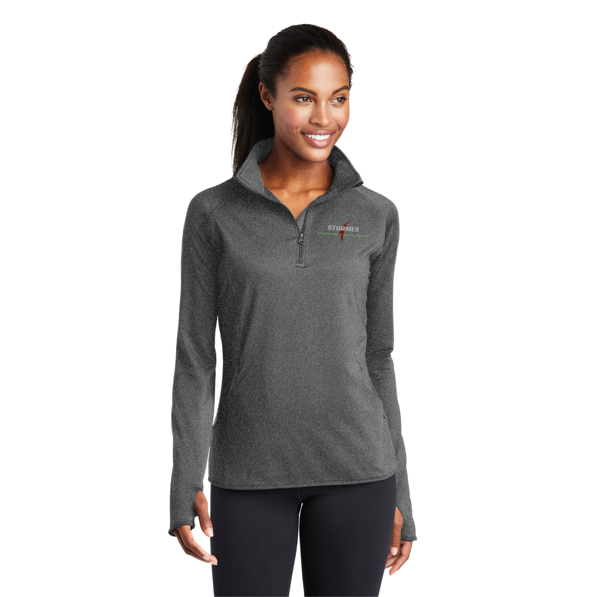Stormes Showjumping Women's Sport-Tek Sport-Wick Stretch 1/4 Zip Pullover