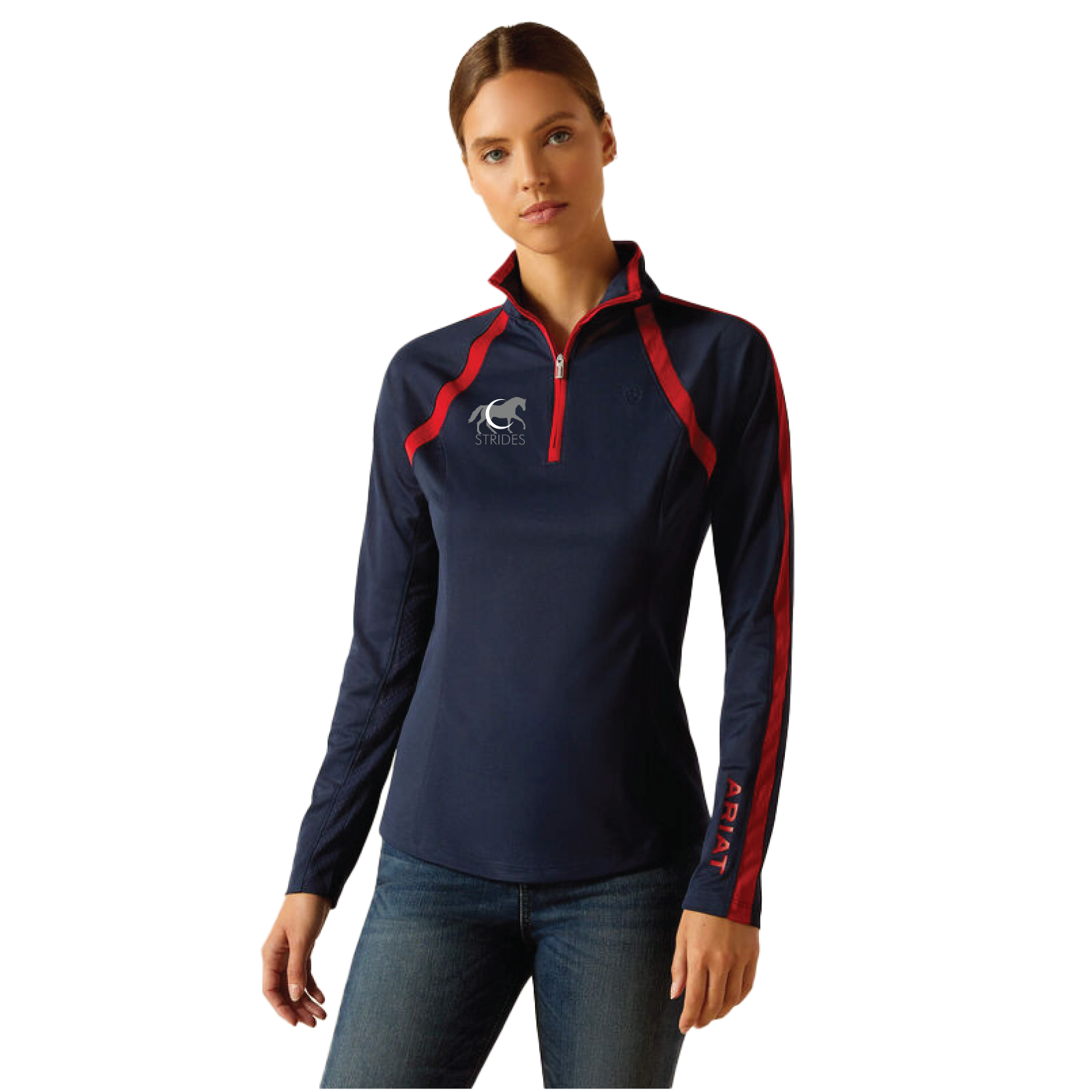 Strides Riding Academy Women's Ariat Sunstopper 1/4 Zip Baselayer