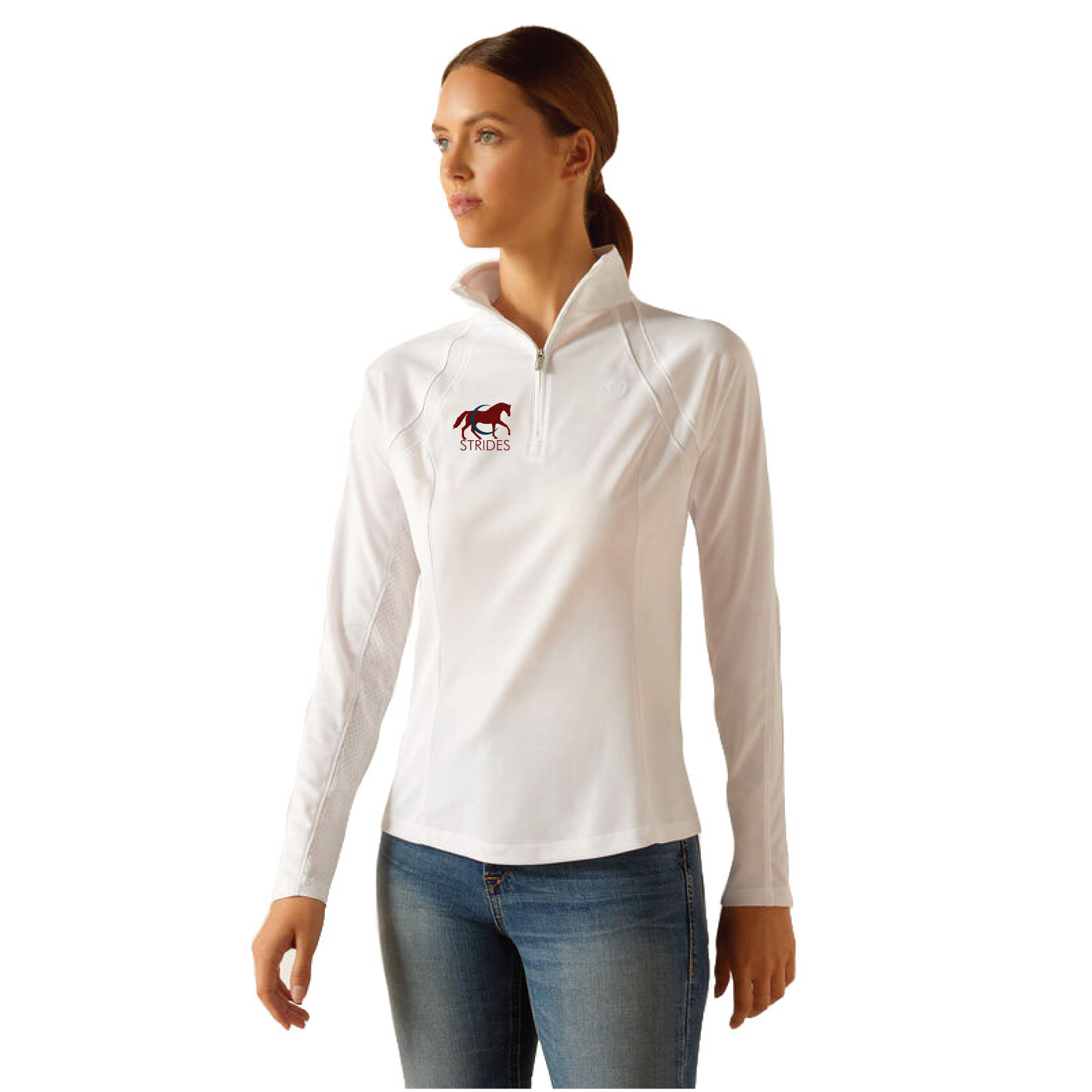 Strides Riding Academy Women's Ariat Sunstopper 1/4 Zip Baselayer