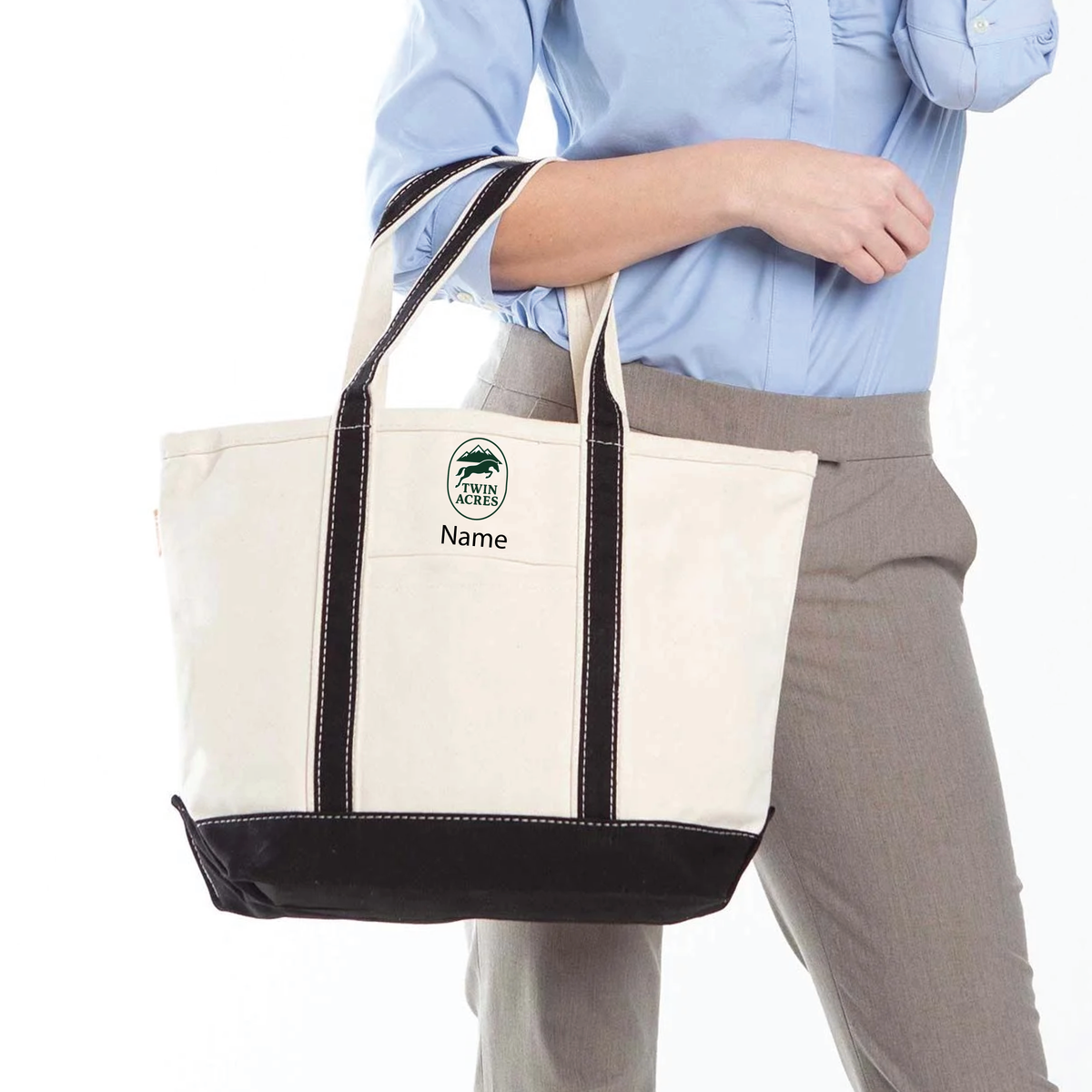 Twin Acres CB Station Medium Canvas Tote