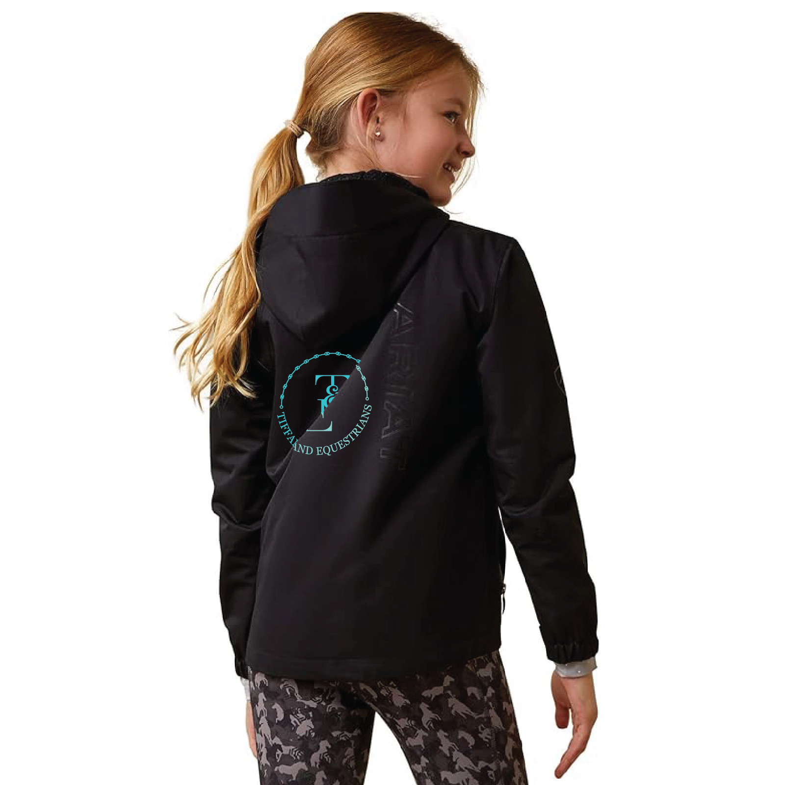 Tiffany and Equestrians Youth Ariat Spectator Waterproof Jacket