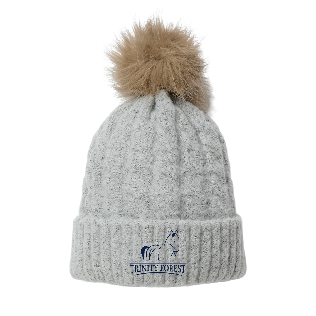 Trinity Forest Stables Columbia Winter Blur II Pom Beanie