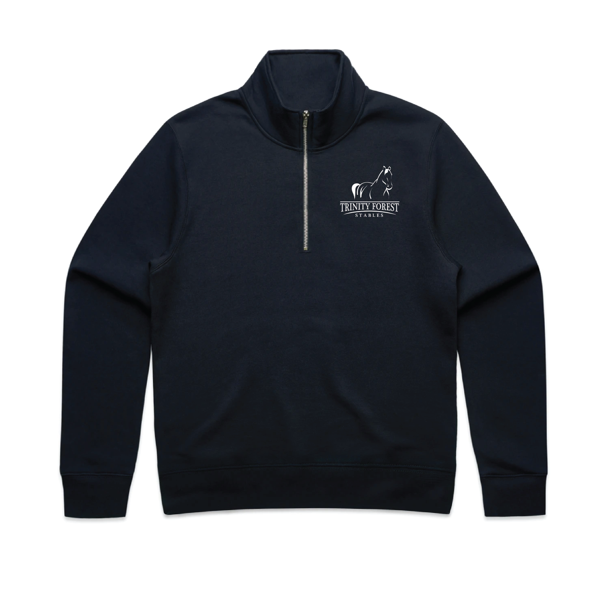 Trinity Forest Stables Women's AS Colour Stencil Half Zip Crew