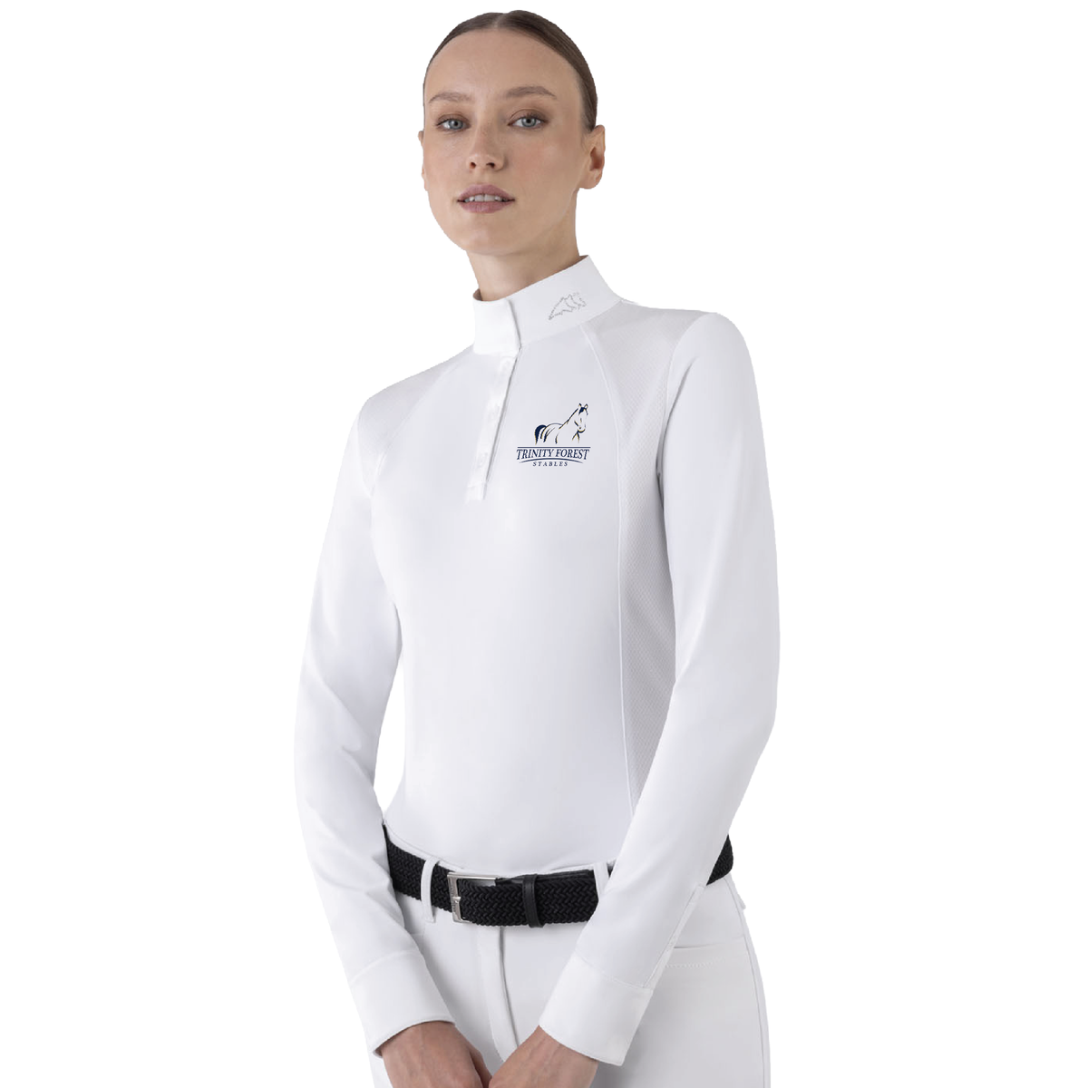 Trinity Forest Stables Women's Equiline Ghitak Long Sleeve Show Shirt