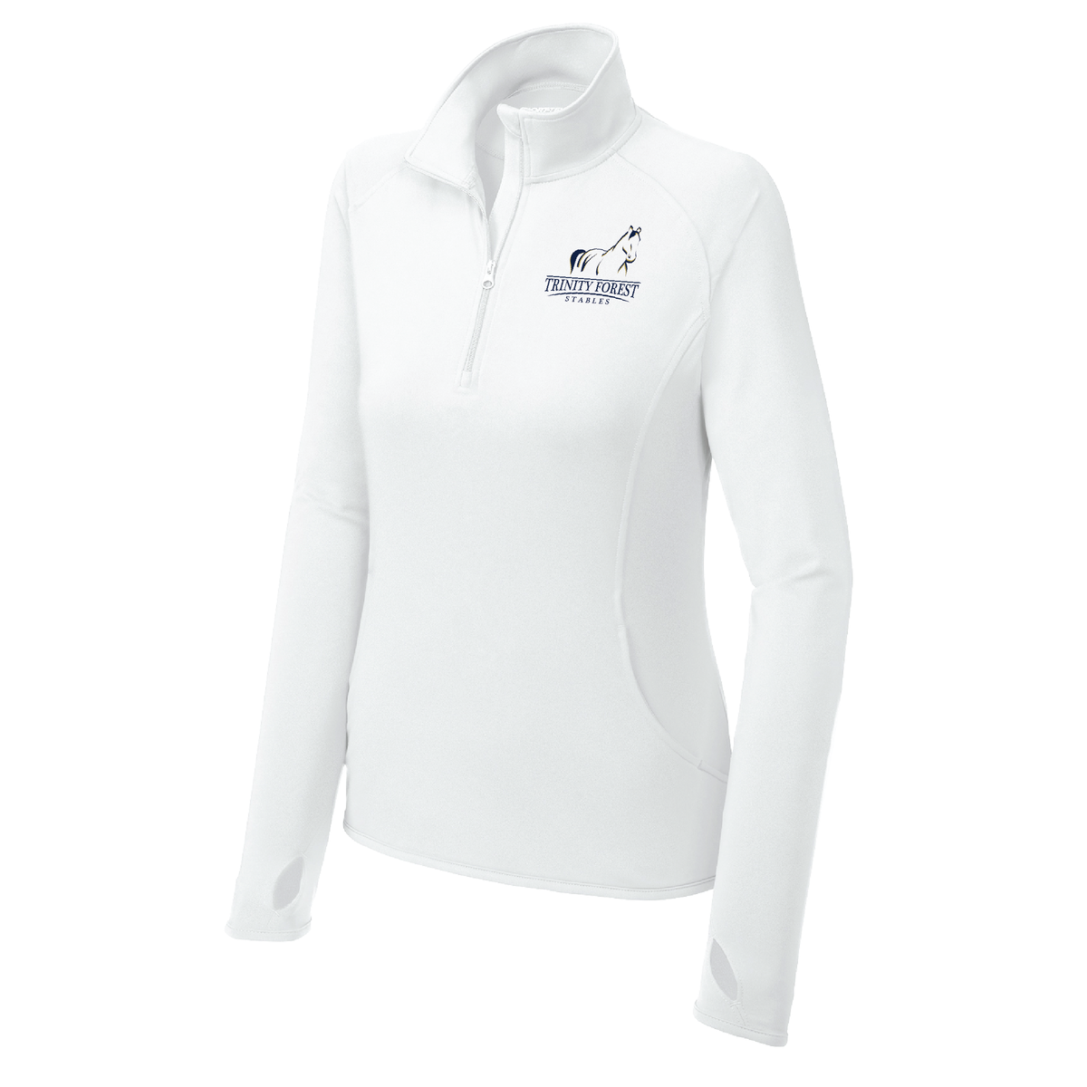 Trinity Forest Stables Women's Sport-Tek Sport-Wick Stretch 1/4 Zip Pullover