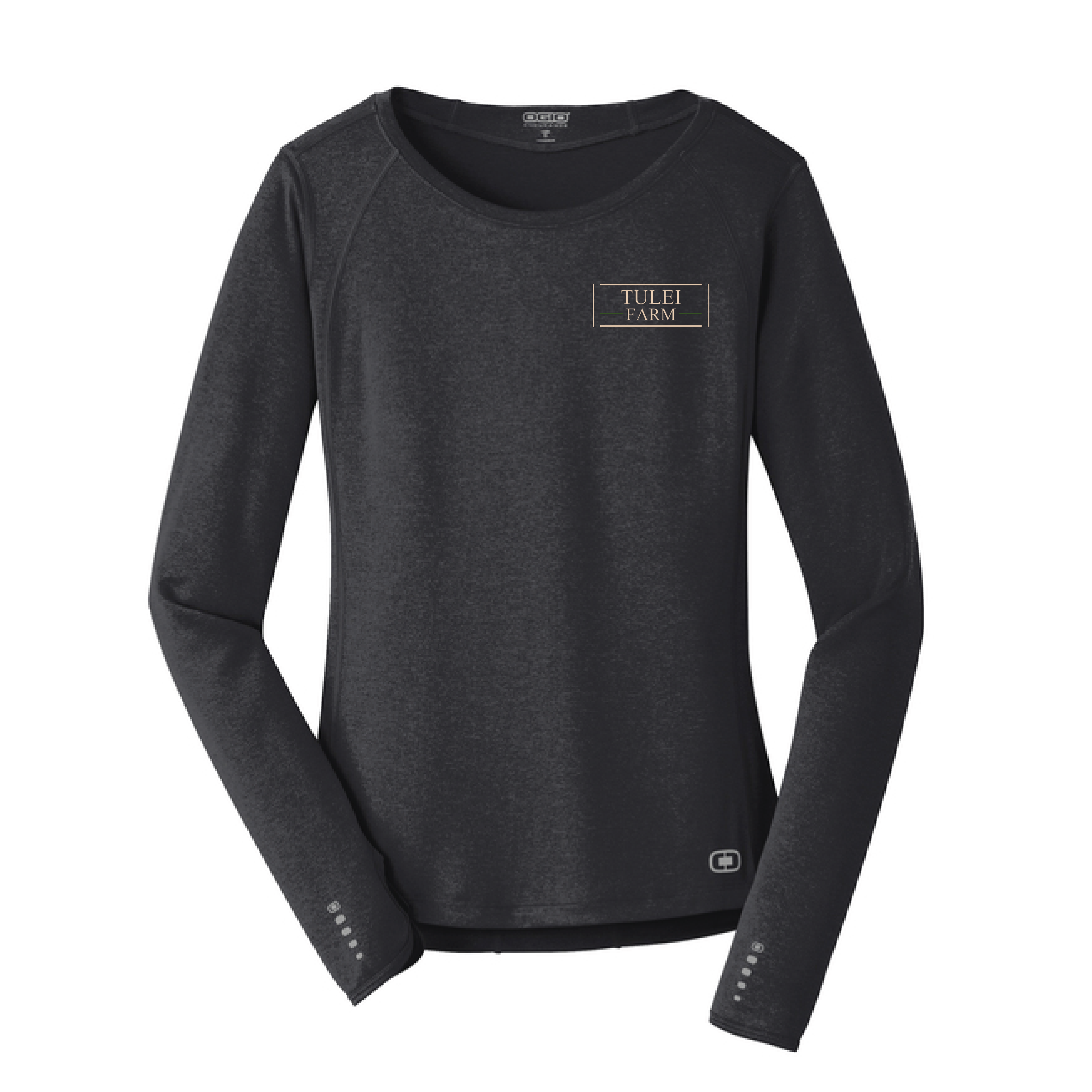 Tulei Farm Women's Ogio Long Sleeve Pulse Crew