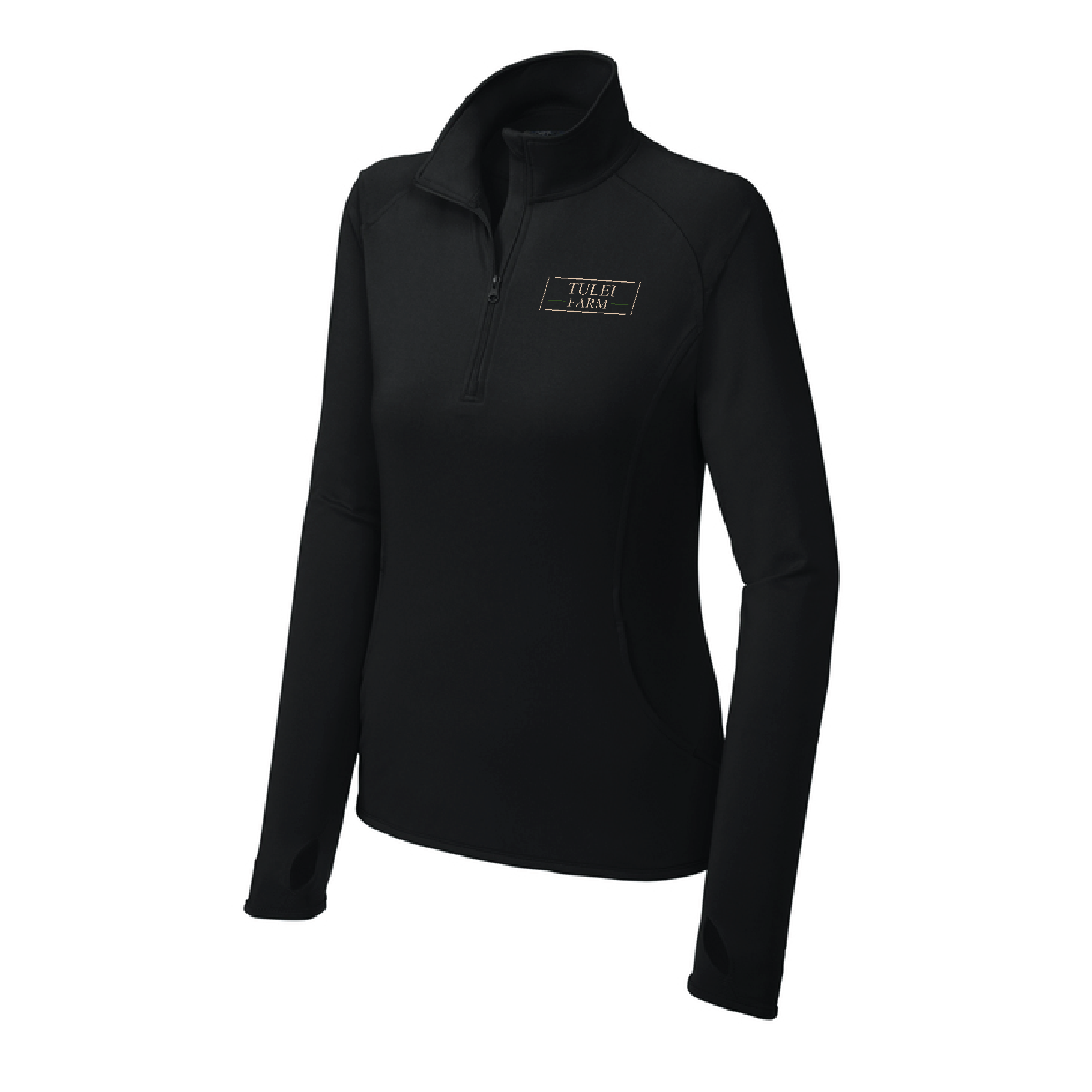 Tulei Farm Women's Sport-Tek Sport-Wick Stretch 1/4 Zip Pullover