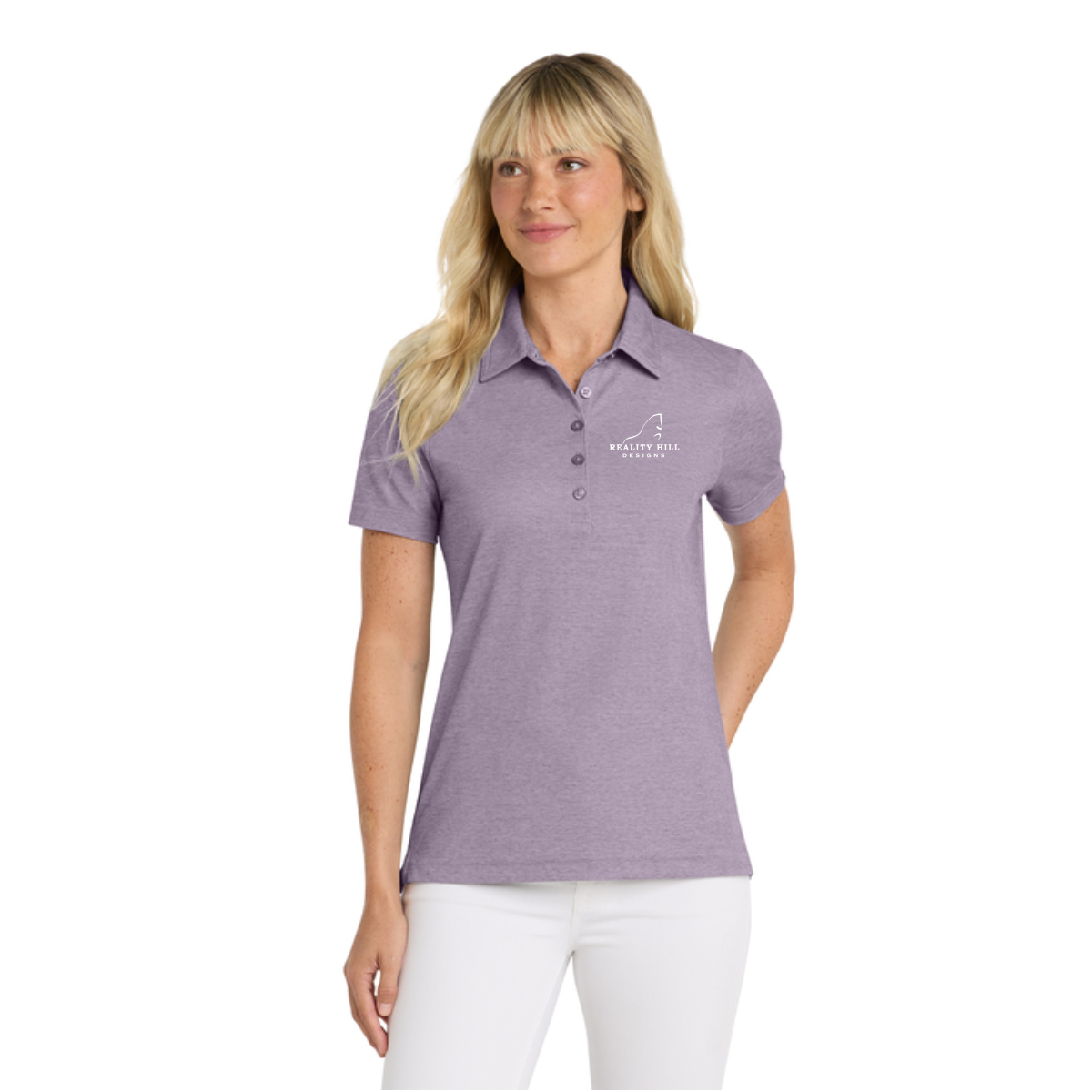 Women's TravisMathew Oceanside Heather Polo