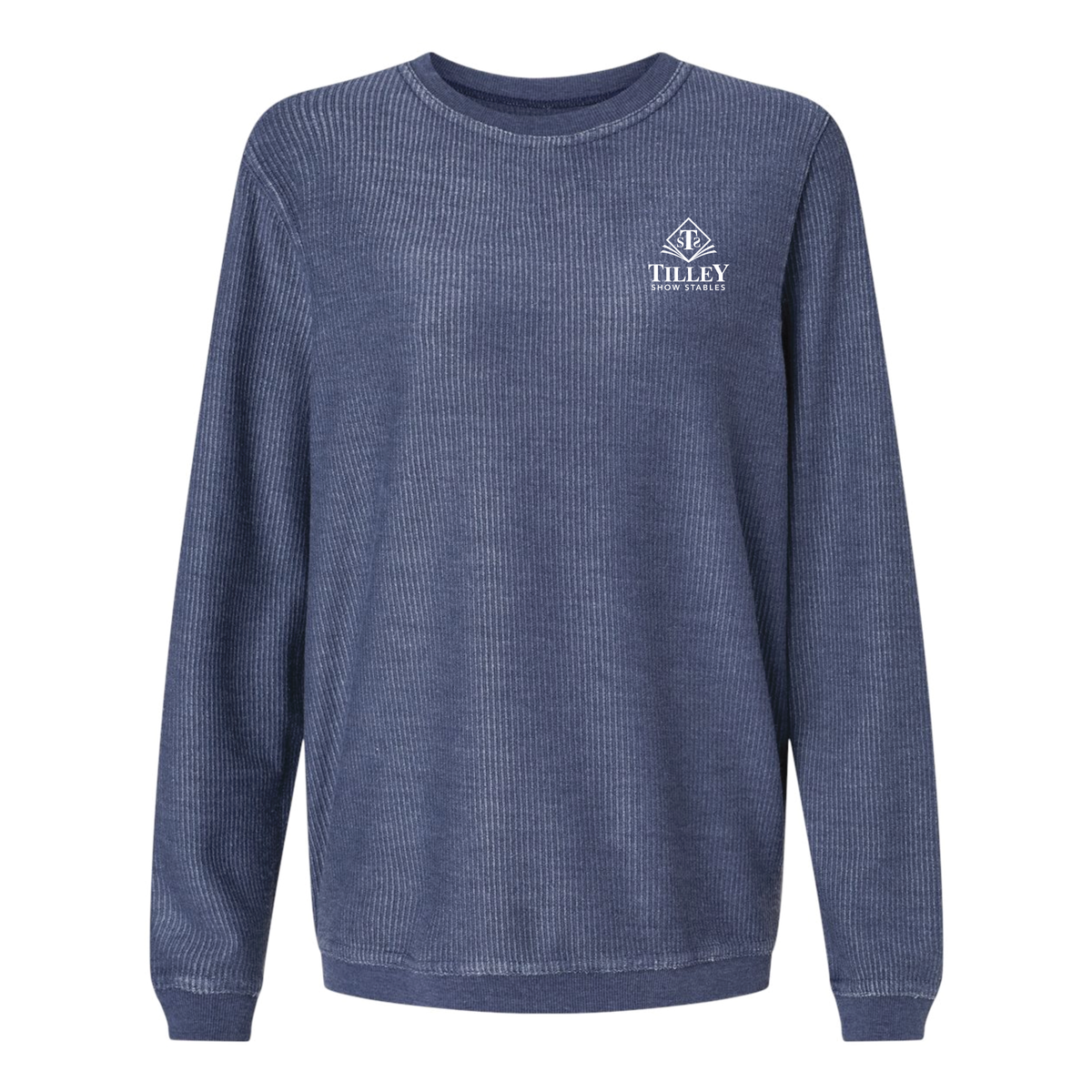 Tilley Show Stables Unisex Boxercraft Corded Crewneck Sweatshirt