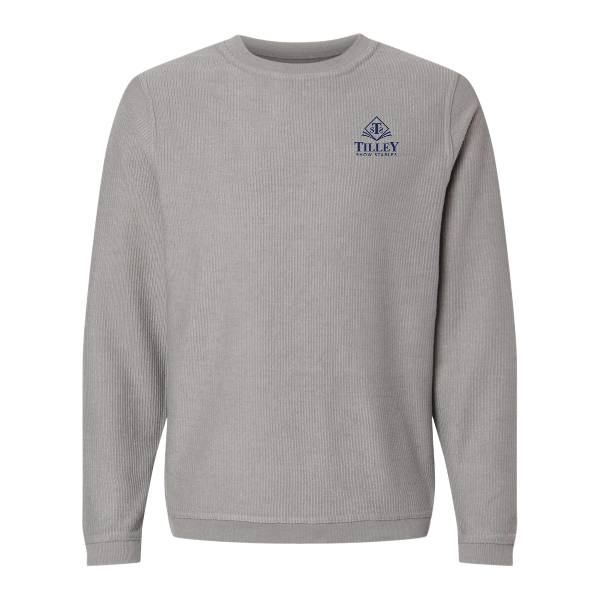 Tilley Show Stables Unisex Boxercraft Corded Crewneck Sweatshirt