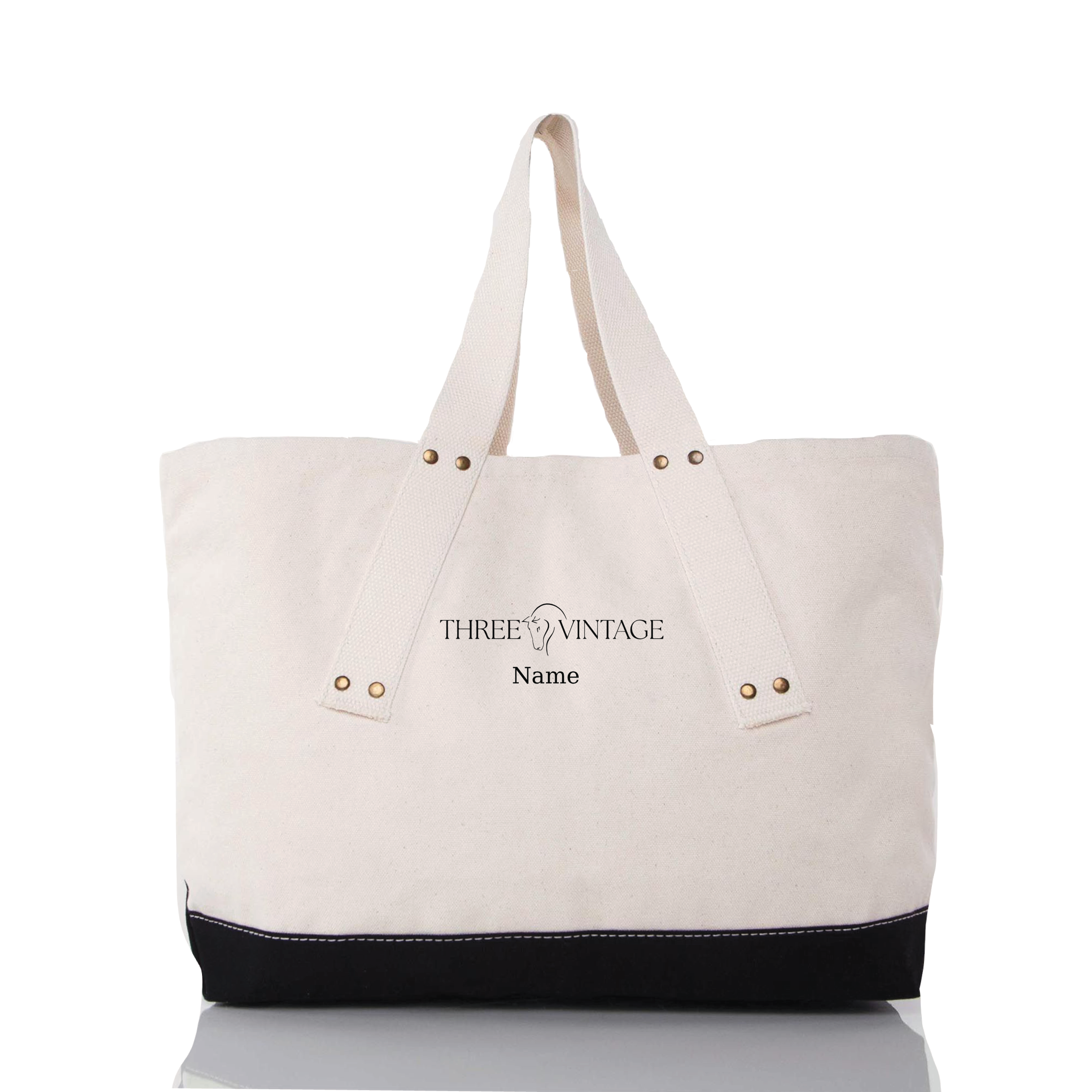 Three Vintage CB Station Grommet Tote Bag