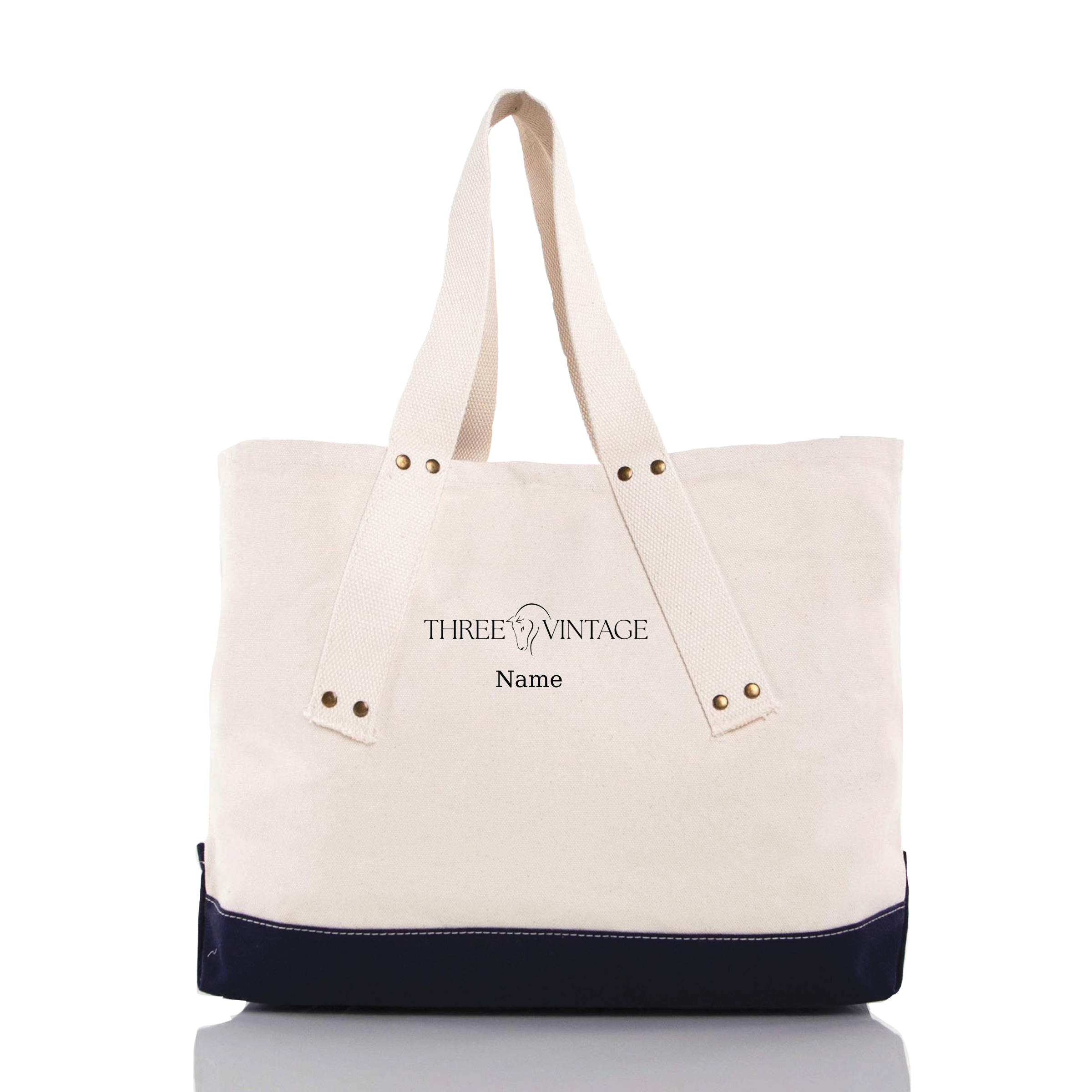 Three Vintage CB Station Grommet Tote Bag