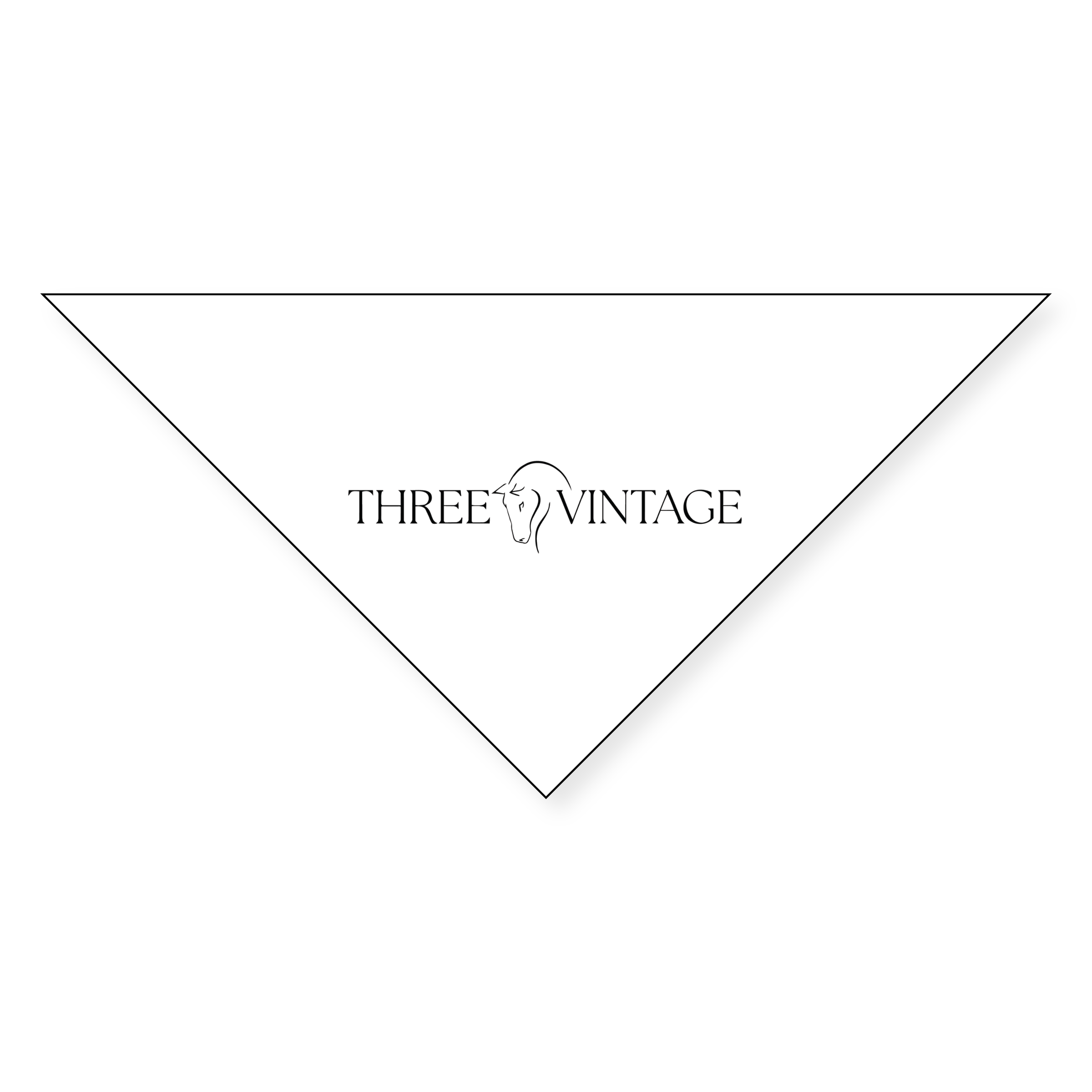 Three Vintage Dog Bandana