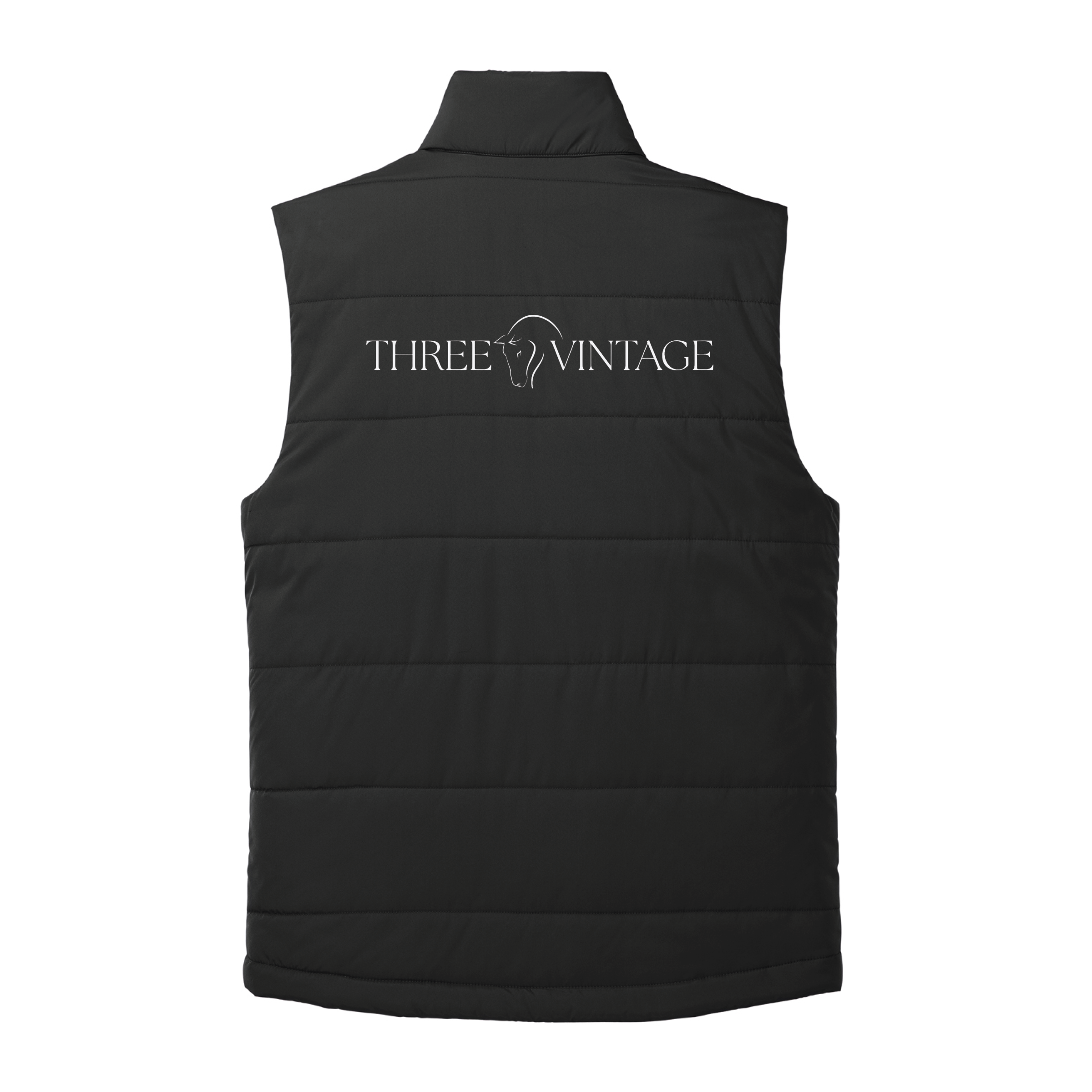 Three Vintage Men's Port Authority Puffer Vest
