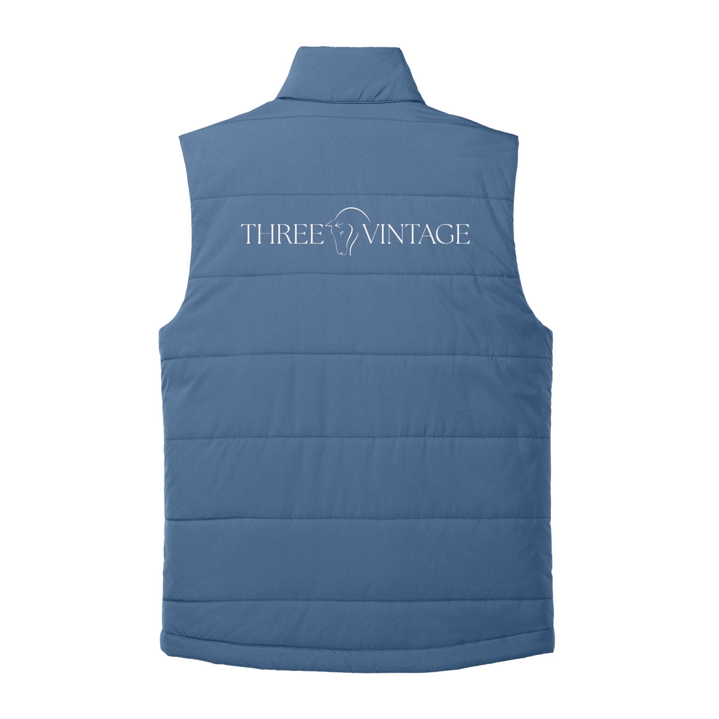 Three Vintage Men's Port Authority Puffer Vest