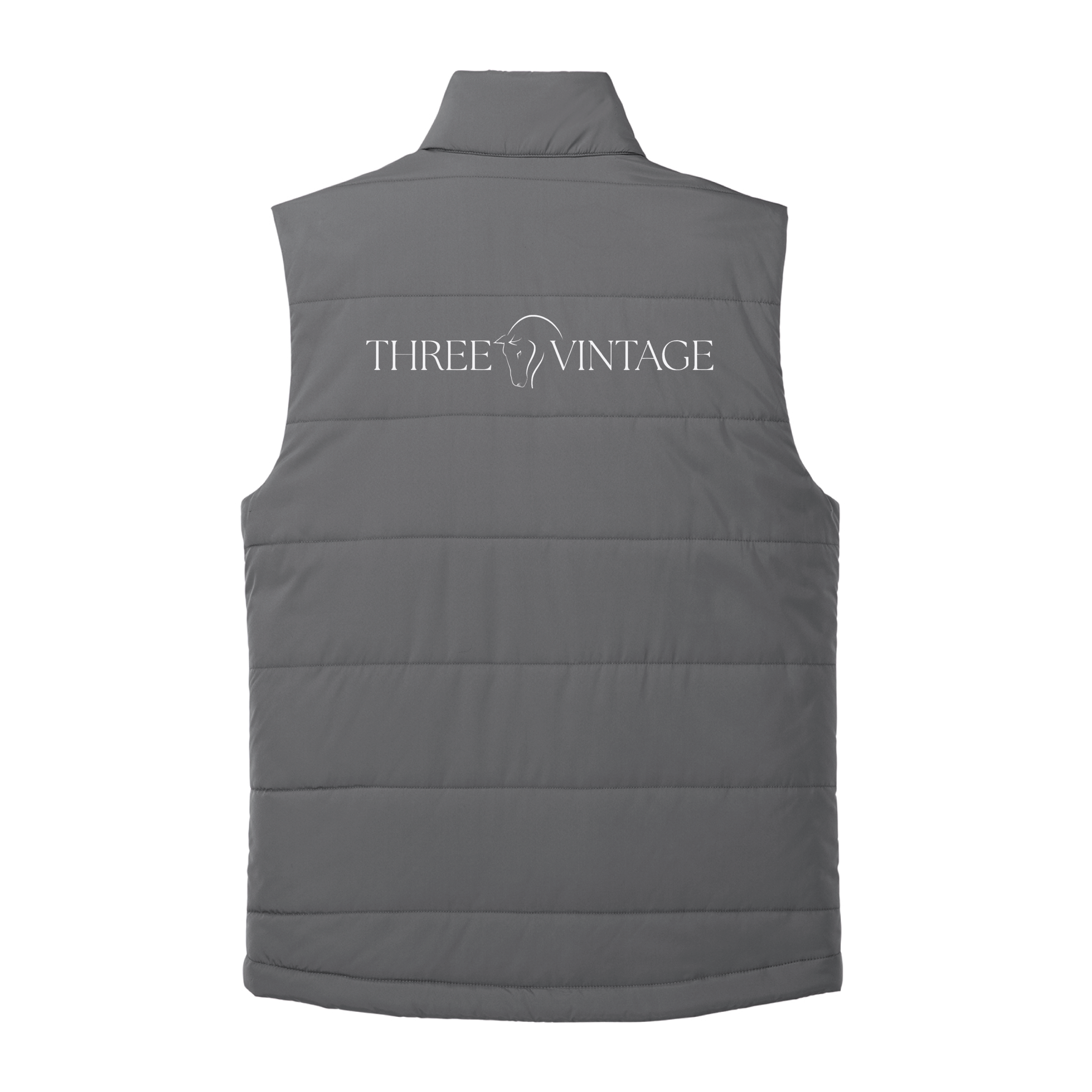 Three Vintage Men's Port Authority Puffer Vest