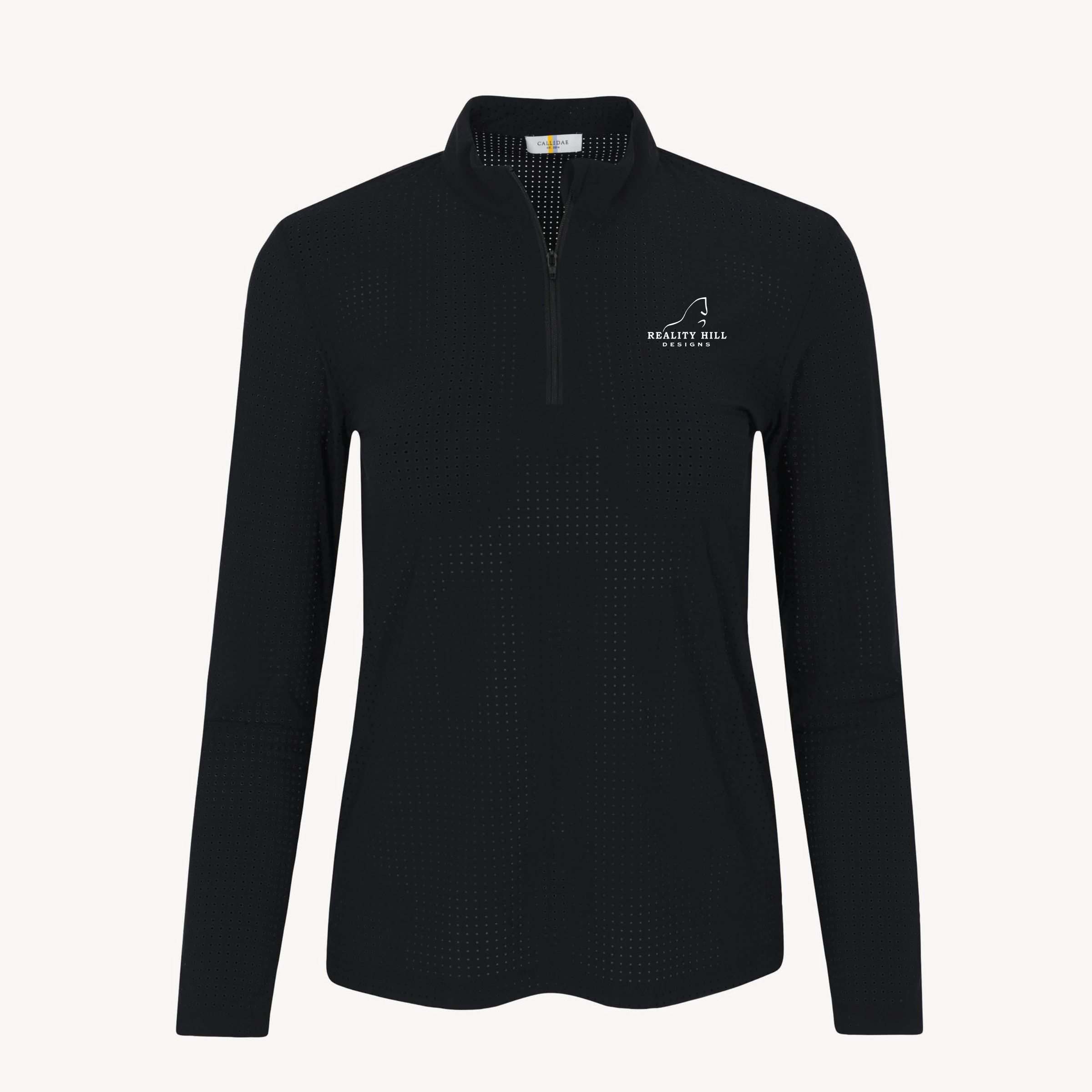 Women's Callidae The Lightweight Perforated Performance Quarter Zip