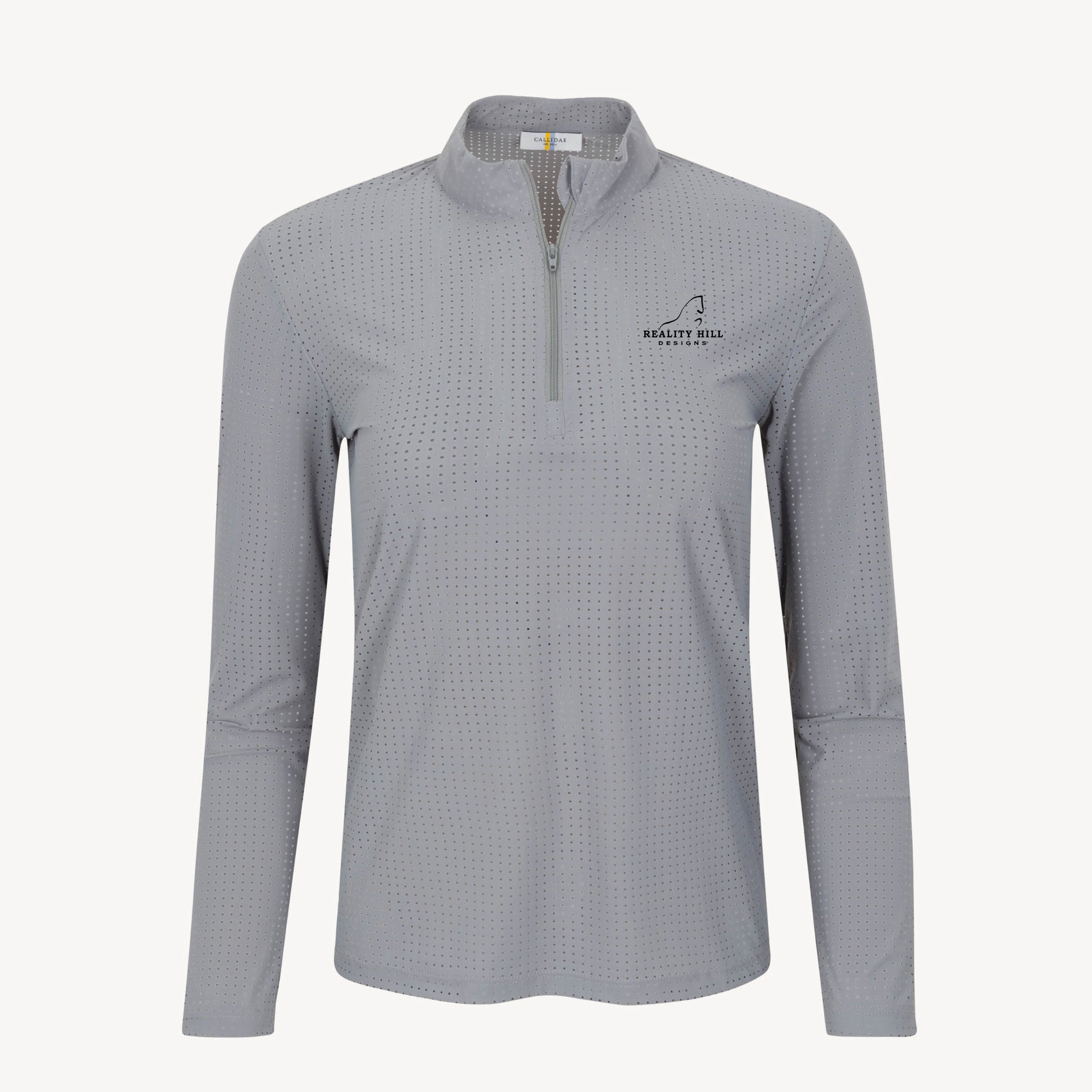 Women's Callidae The Lightweight Perforated Performance Quarter Zip