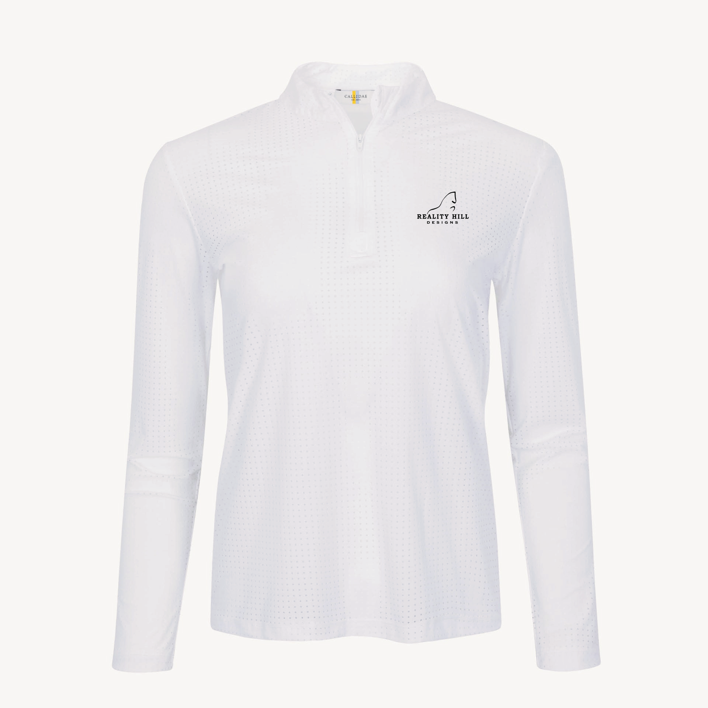 Women's Callidae The Lightweight Perforated Performance Quarter Zip