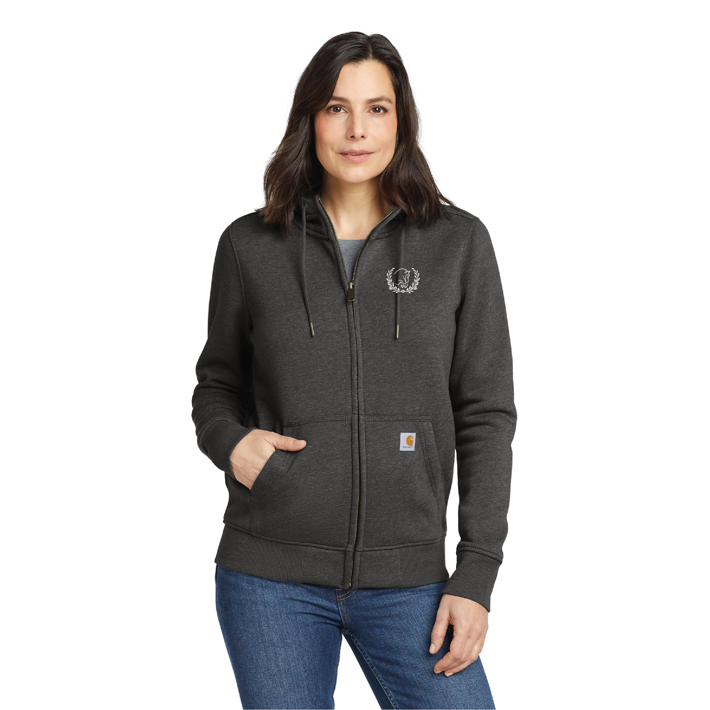 Under Contract Women's Carhartt Clarksburg Full-Zip Hoodie (Midweight)