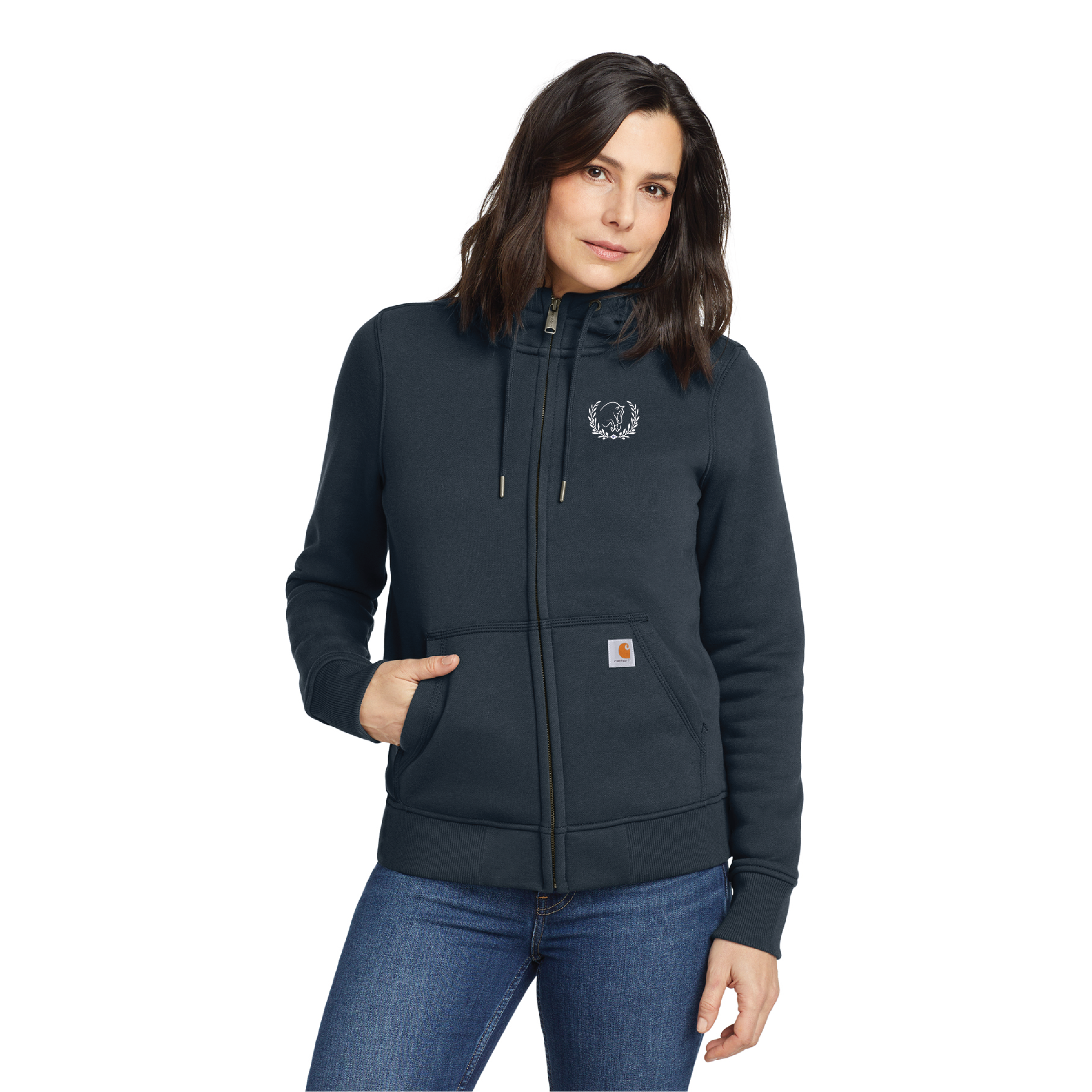 Under Contract Women's Carhartt Clarksburg Full-Zip Hoodie (Midweight)