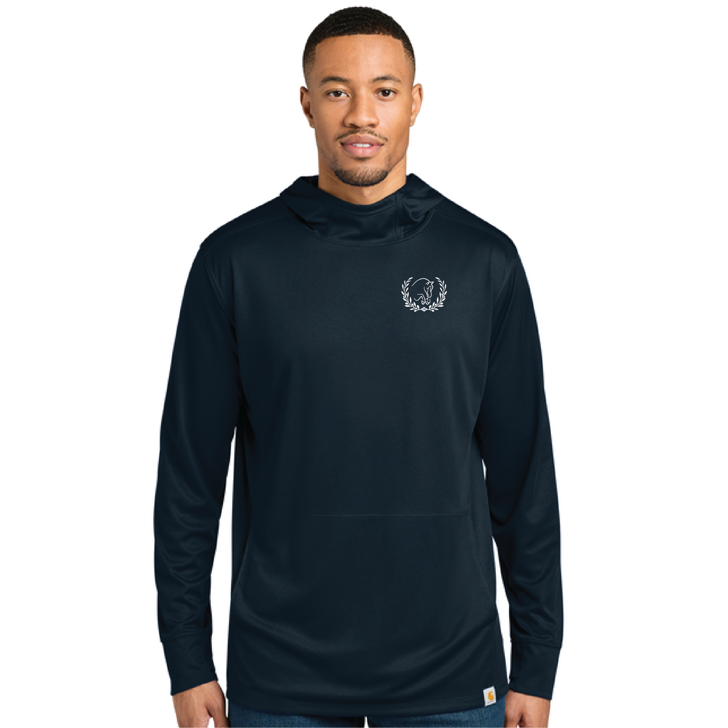 Under Contract Men's Carhartt Force Sun Defender Long Sleeve Hooded T-Shirt