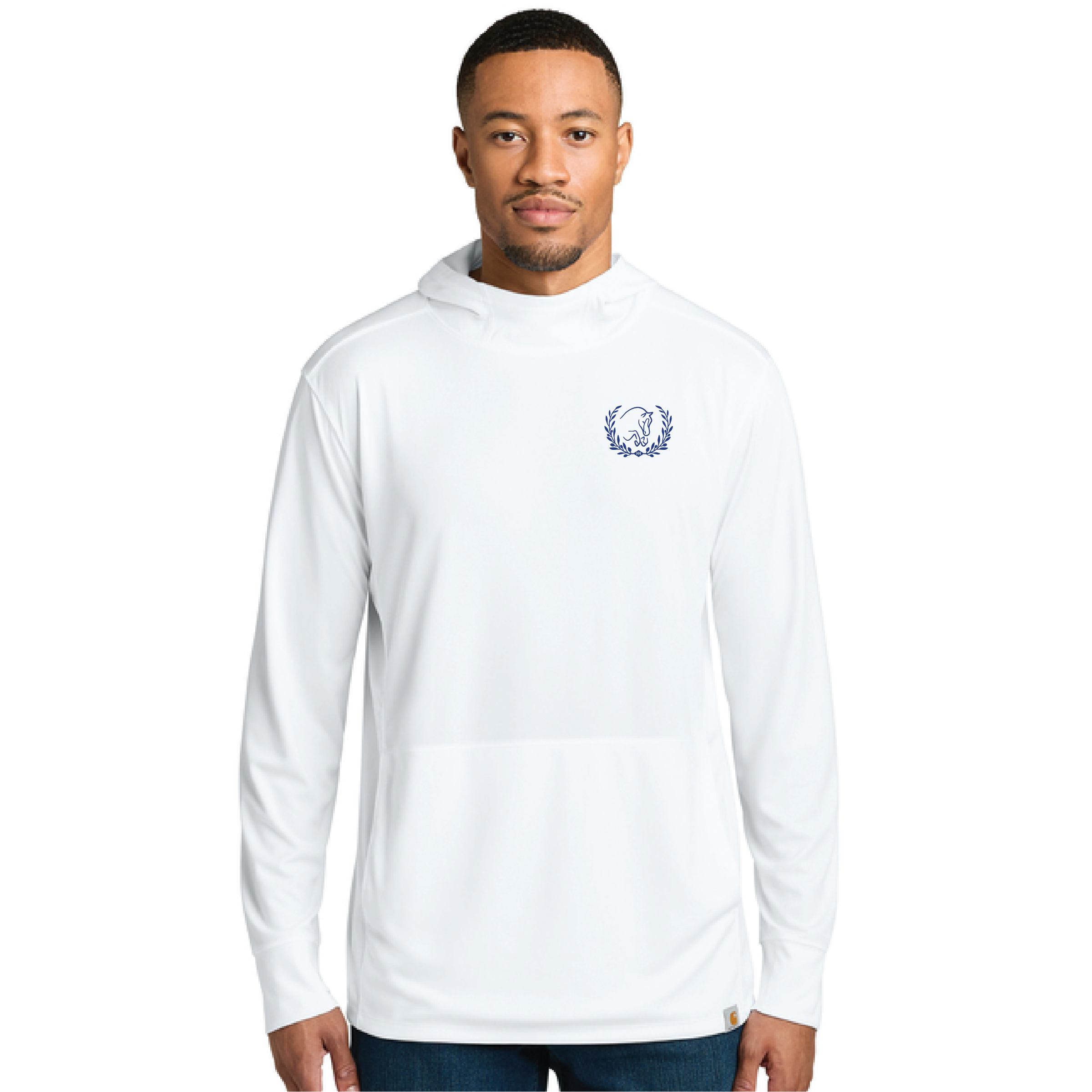 Under Contract Men's Carhartt Force Sun Defender Long Sleeve Hooded T-Shirt