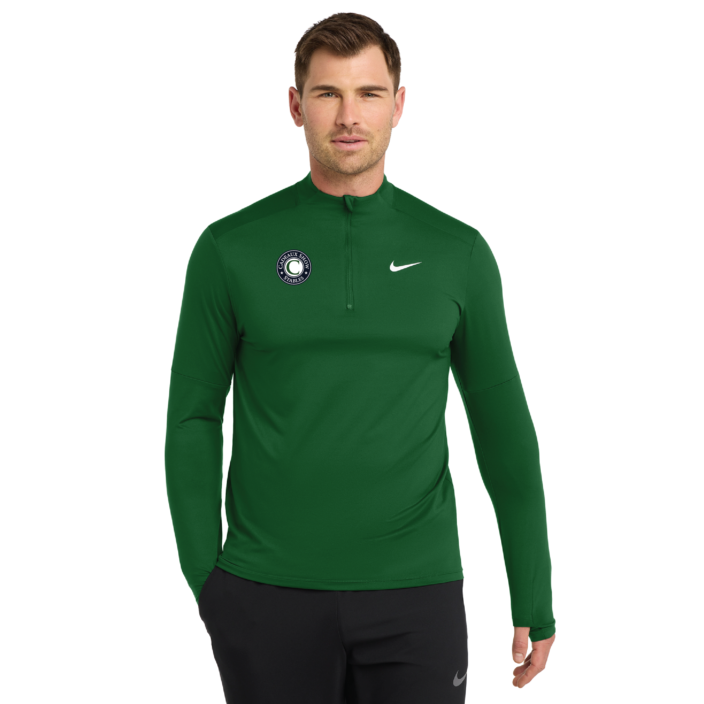 Cadeaux Show Stables Men's Nike Dri-Fit Element 1/2-Zip Cover-Up