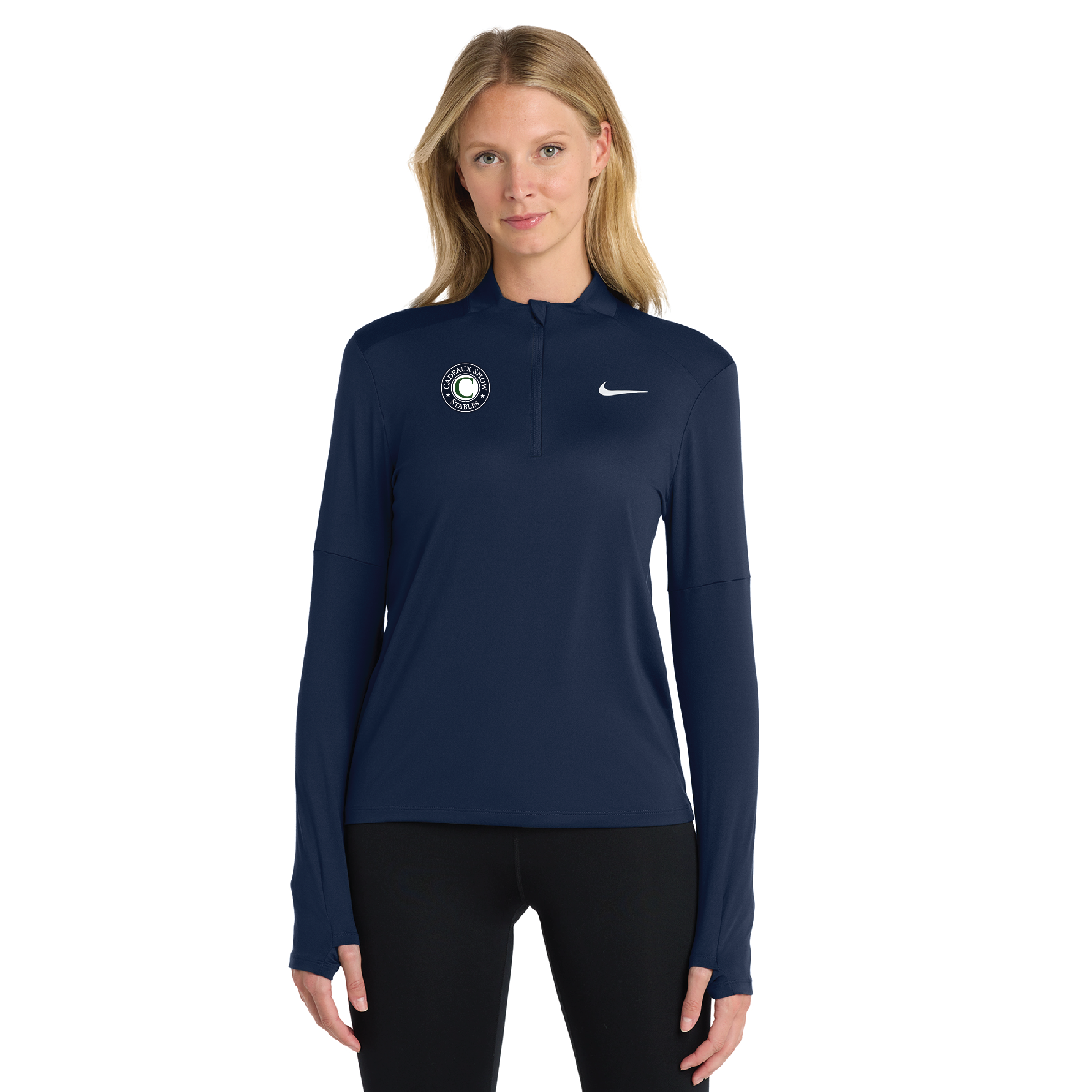 Cadeaux Show Stables Women's Nike Dri-Fit Element 1/2 Zip Top