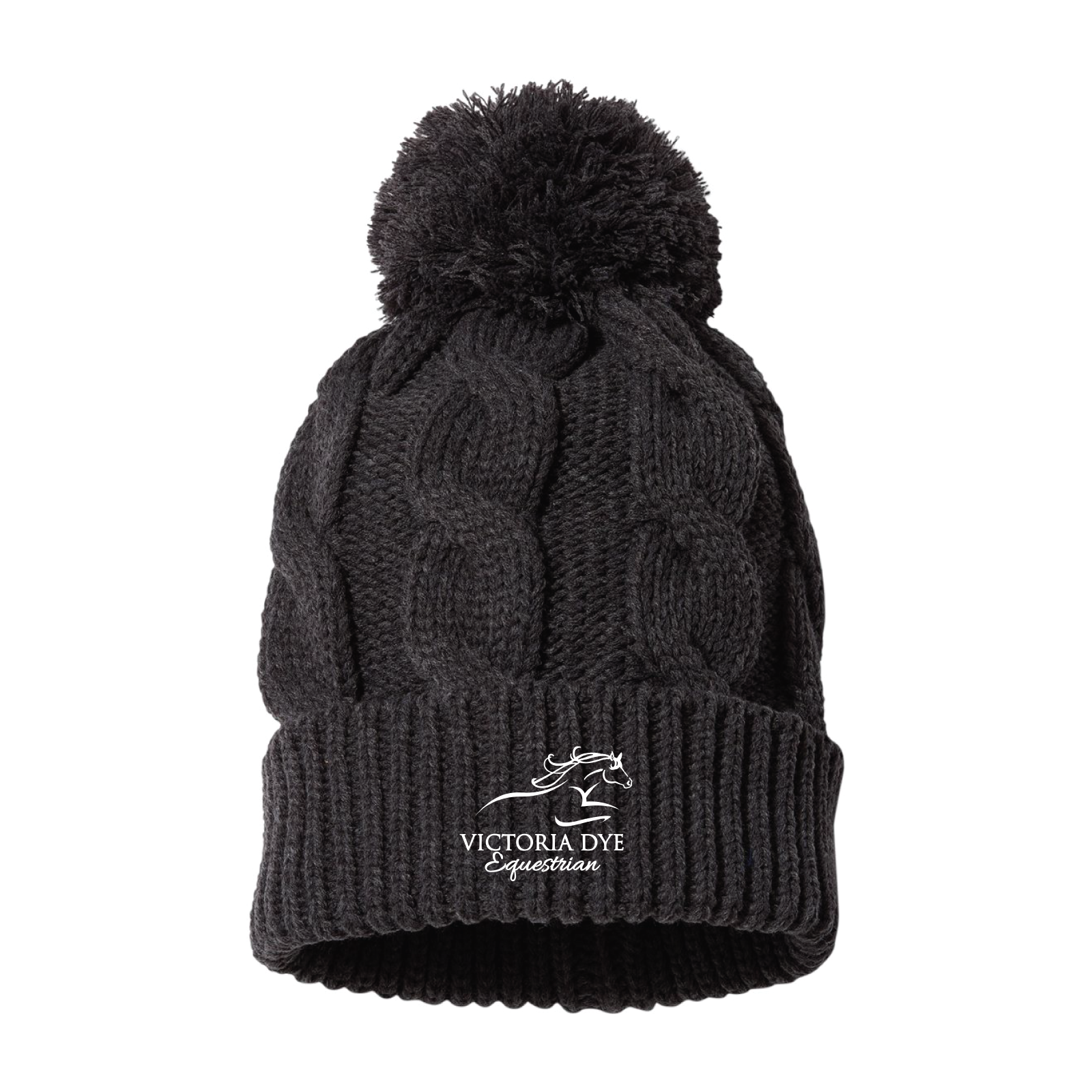 Victoria Dye Equestrian Chunk Twist Cuffed Beanie