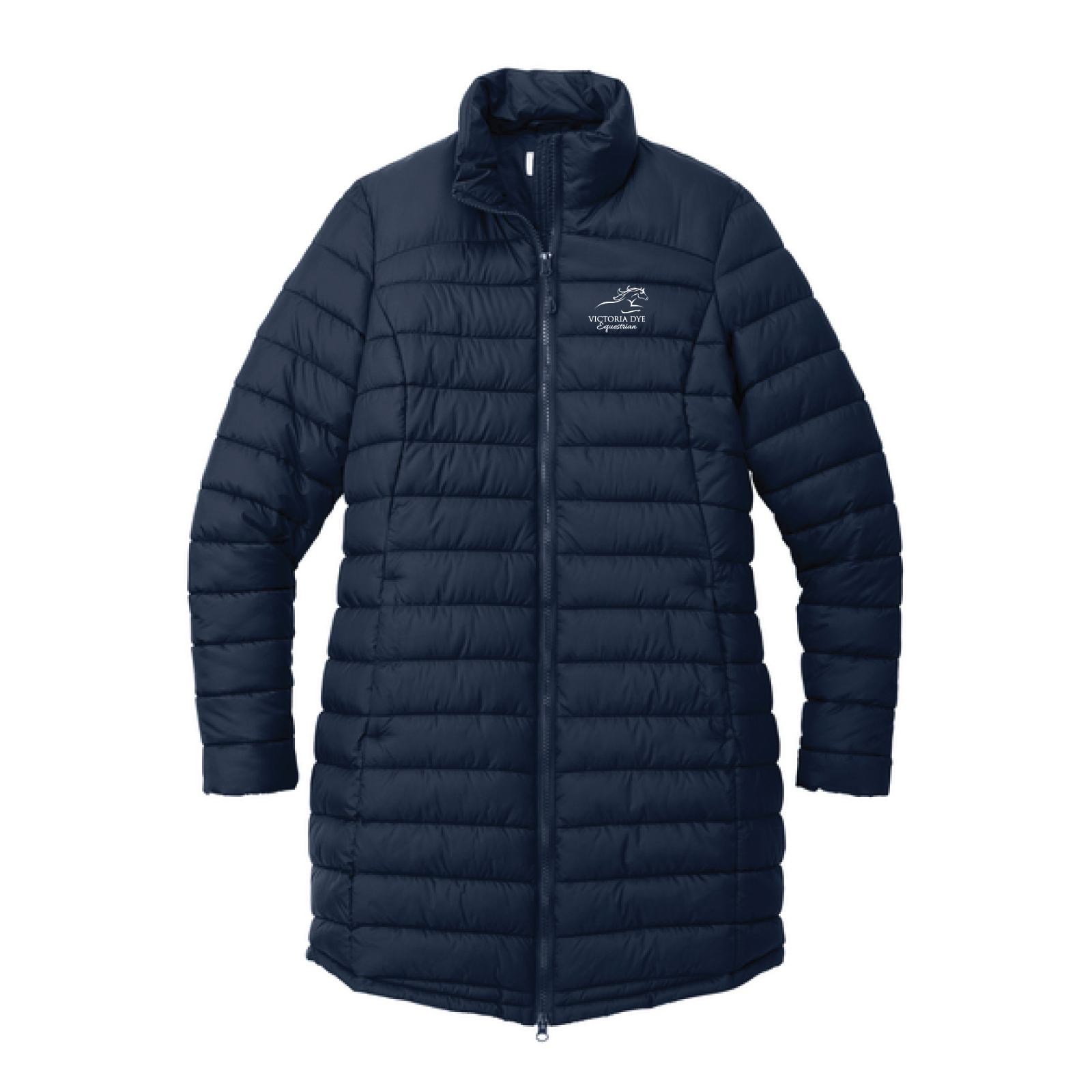 Victoria Dye Equestrian Women's Port Authority Horizon Puffy Long Jacket