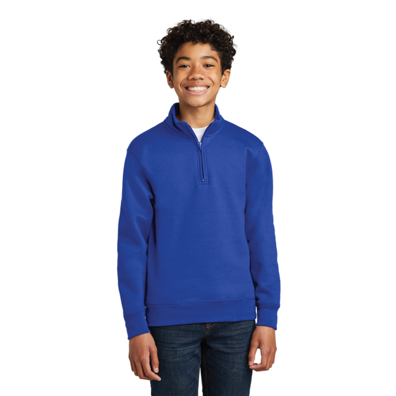 Victoria Dye Equestrian Youth Port & Company Core Fleece 1/4 Zip Pullover Sweatshirt