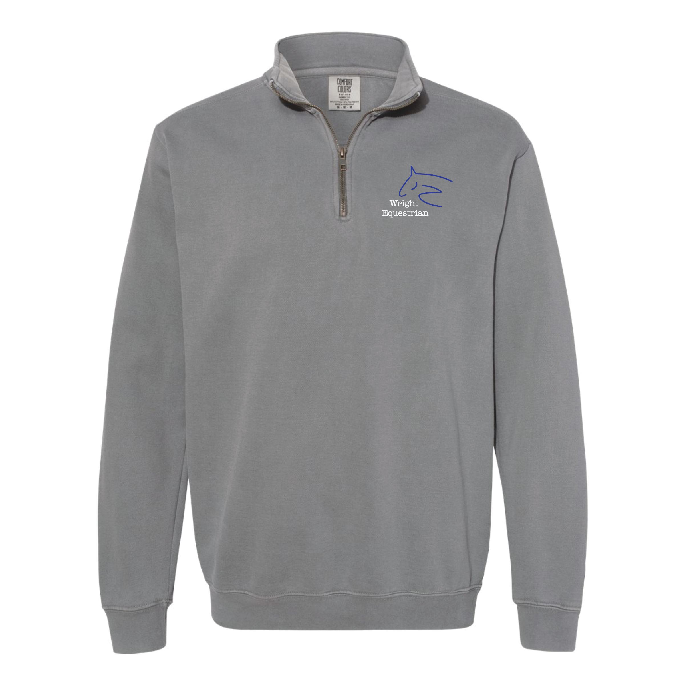 Wright Equestrian Men's Comfort Colors Quarter Zip